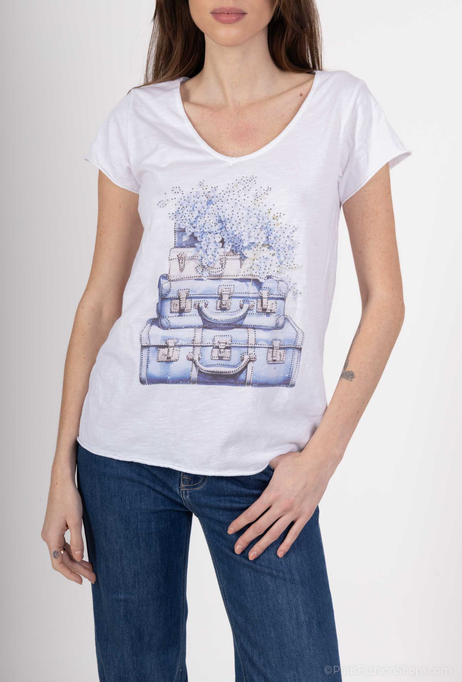 Wholesaler Mylee - Printed suitcases with Strasse