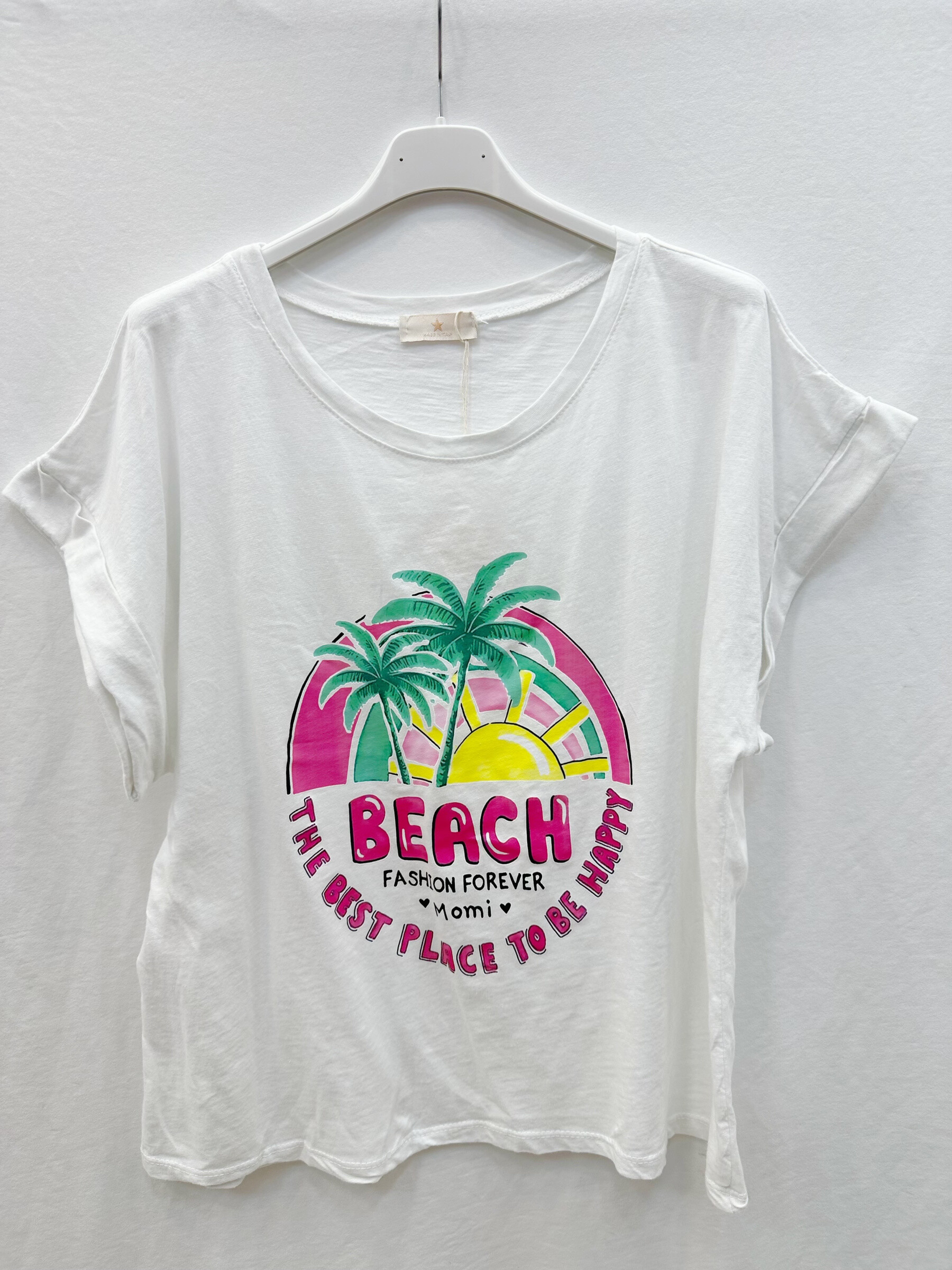 Wholesaler Mylee - Beach printed cotton t-shirt