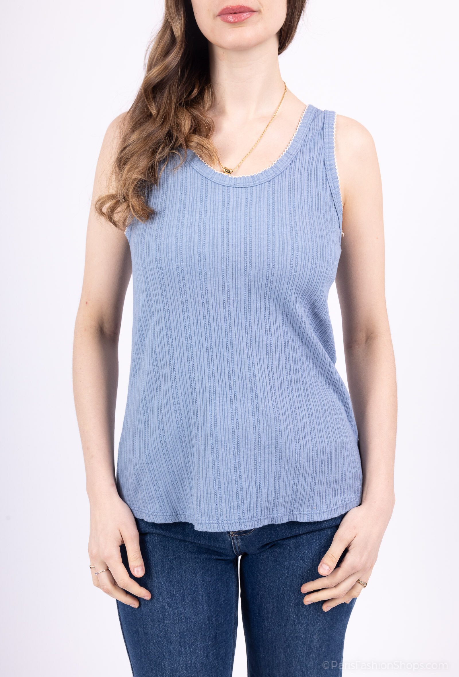 Wholesaler Mylee - Ribbed tank top at Bordure