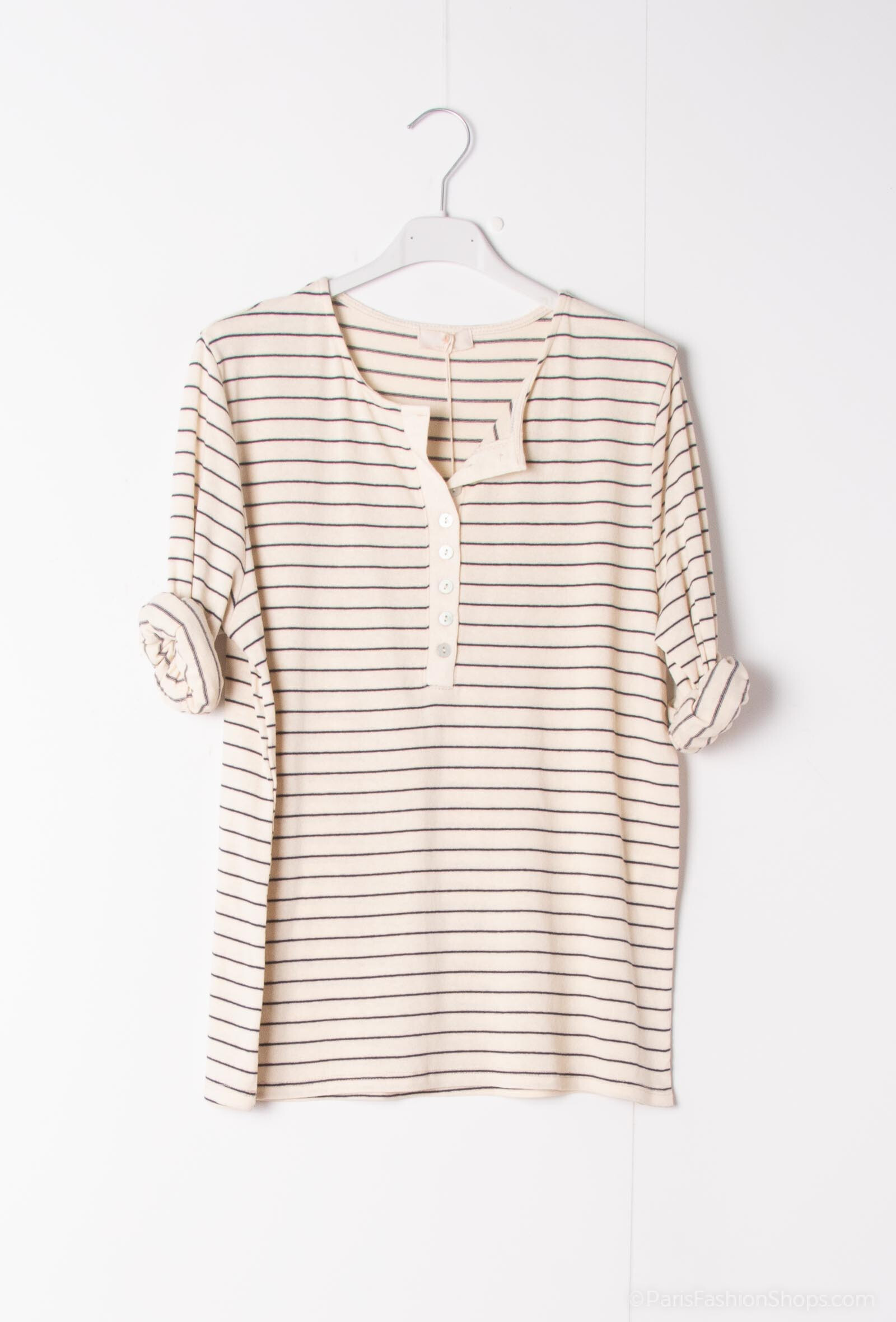 Wholesaler Mylee - Striped button-down cotton top