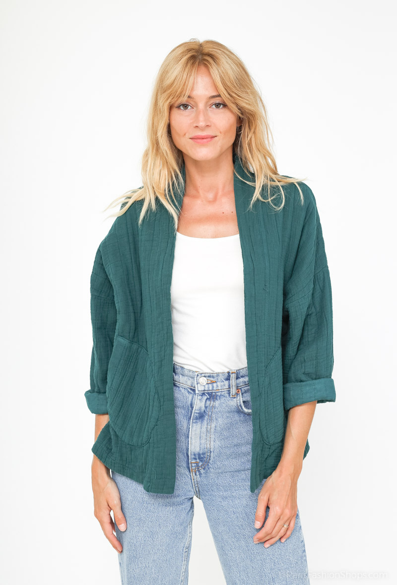 Grossiste Mylee - Veste matelassée en gaze de coton