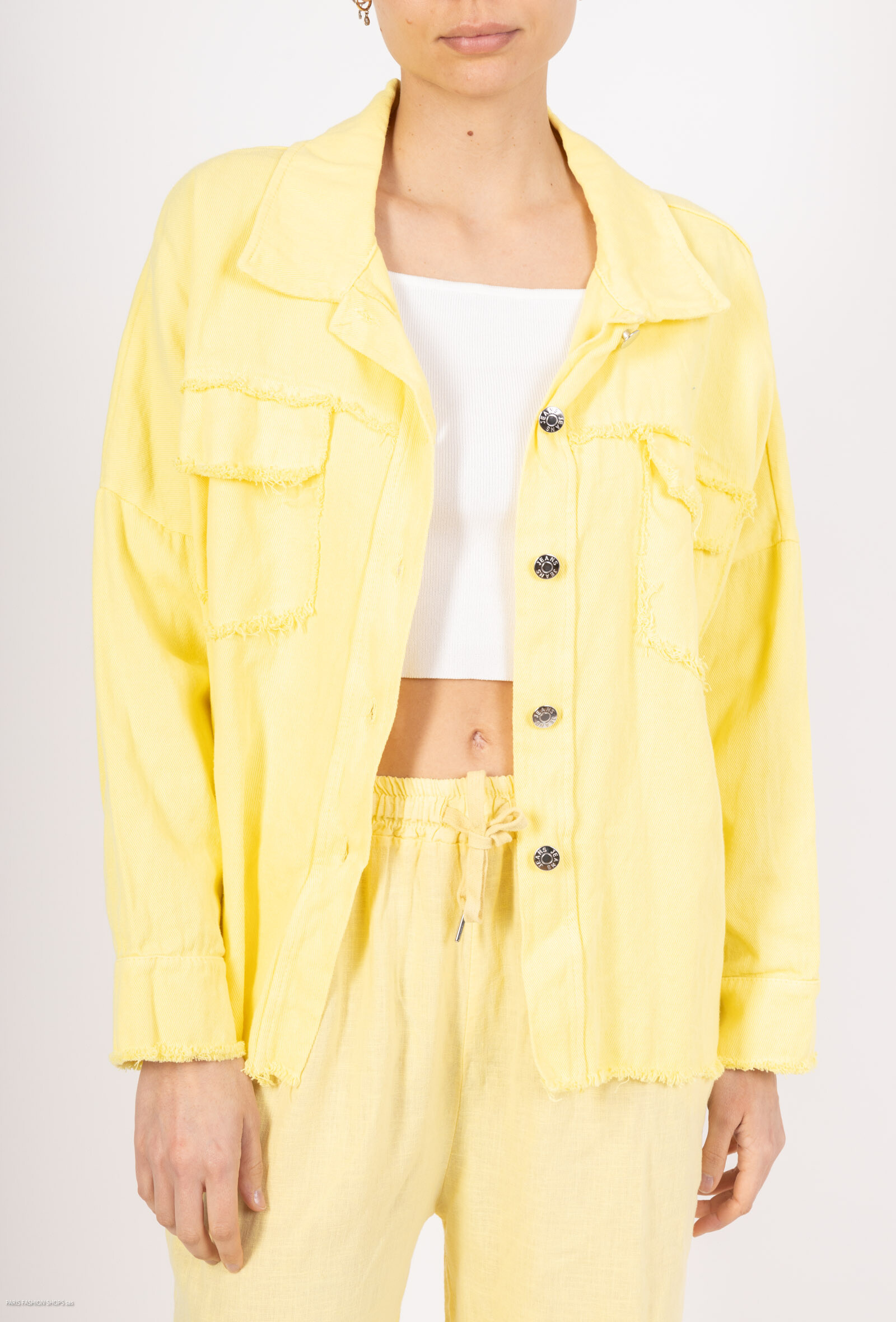 Wholesaler Mylee - Denim jacket jacket torn