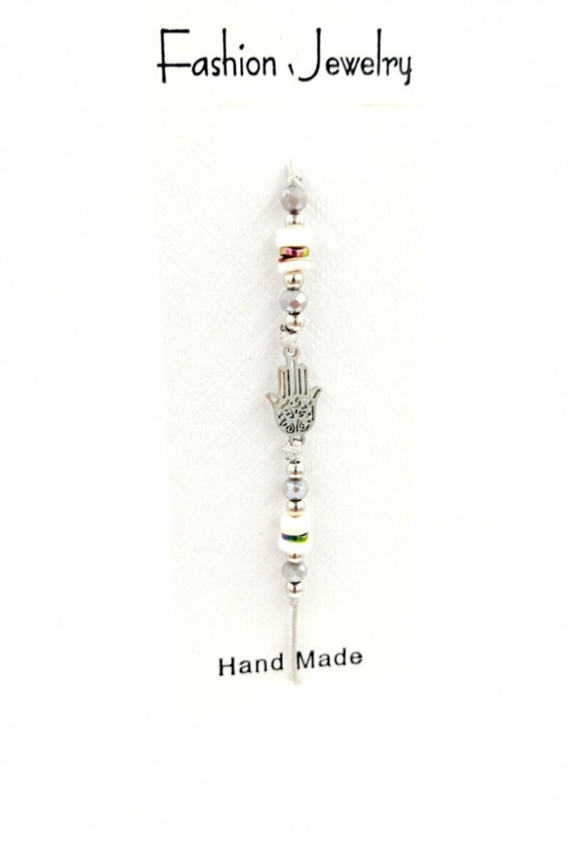 Grossiste MYLENE ET FELIX - Bracelet cordon main de fatma Khamsa femme bracelet pierre