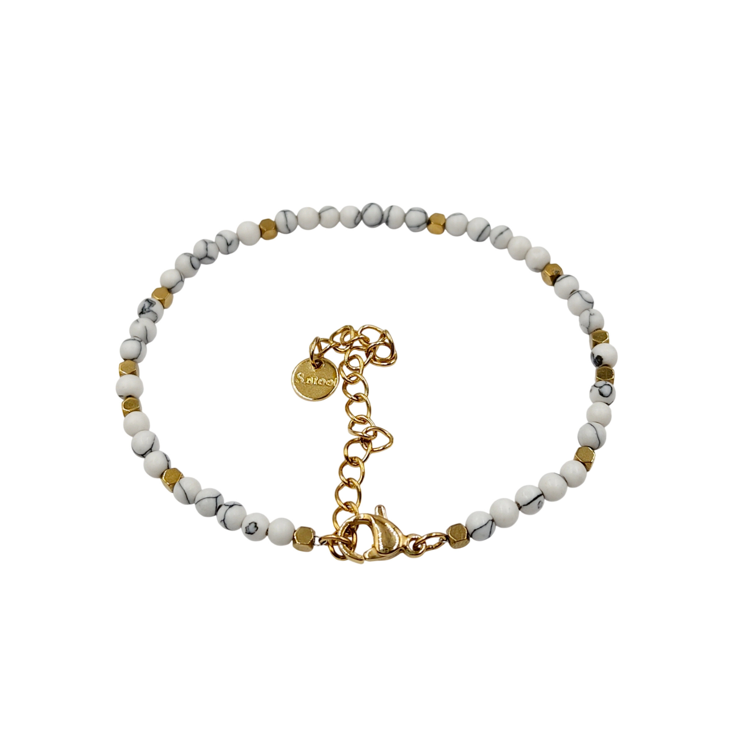 Grossiste MYLENE ET FELIX - Bracelet pierre howlite