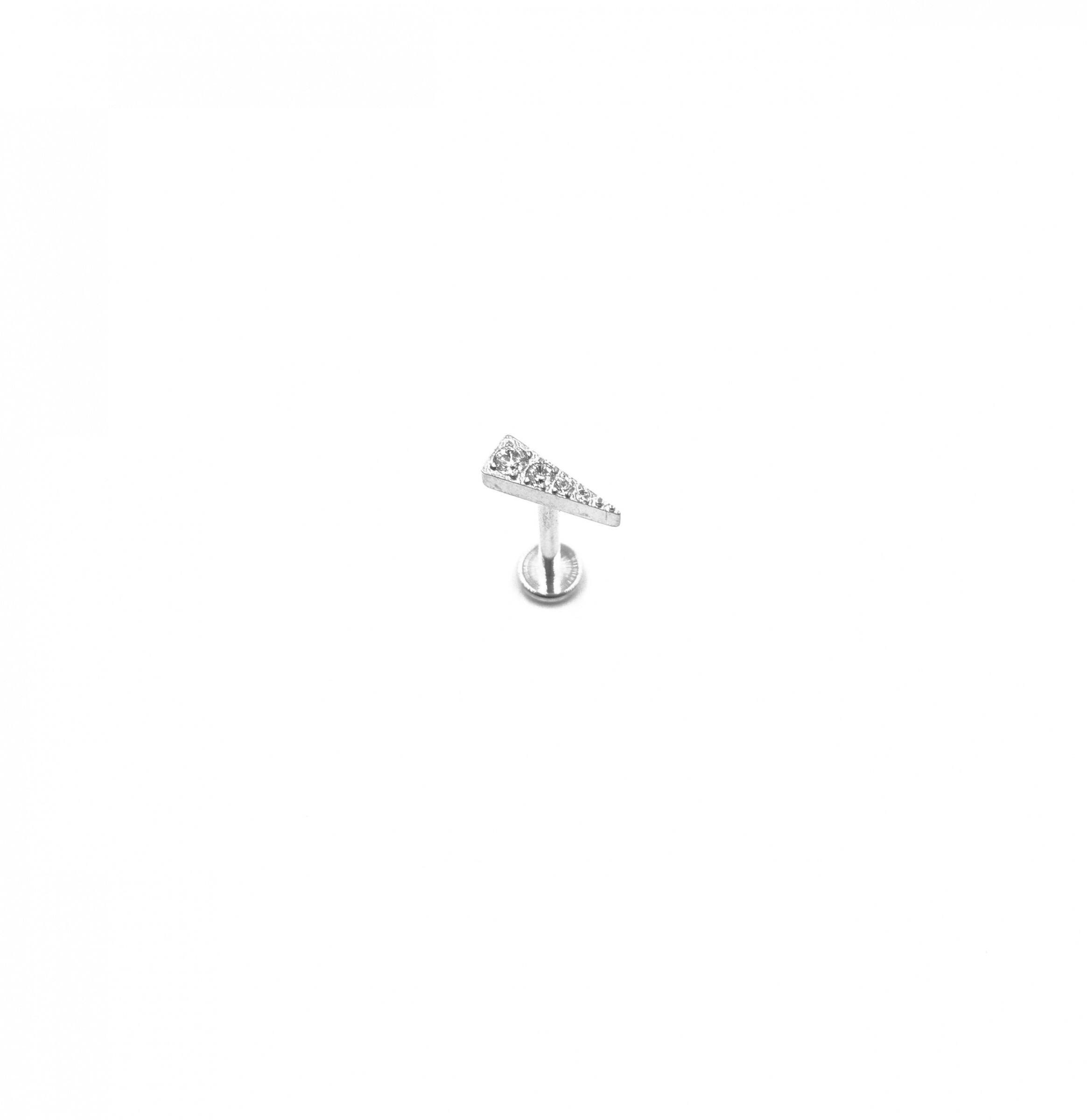 Wholesaler MYLENE ET FELIX - Titane piercing with 4 rhodied stones
