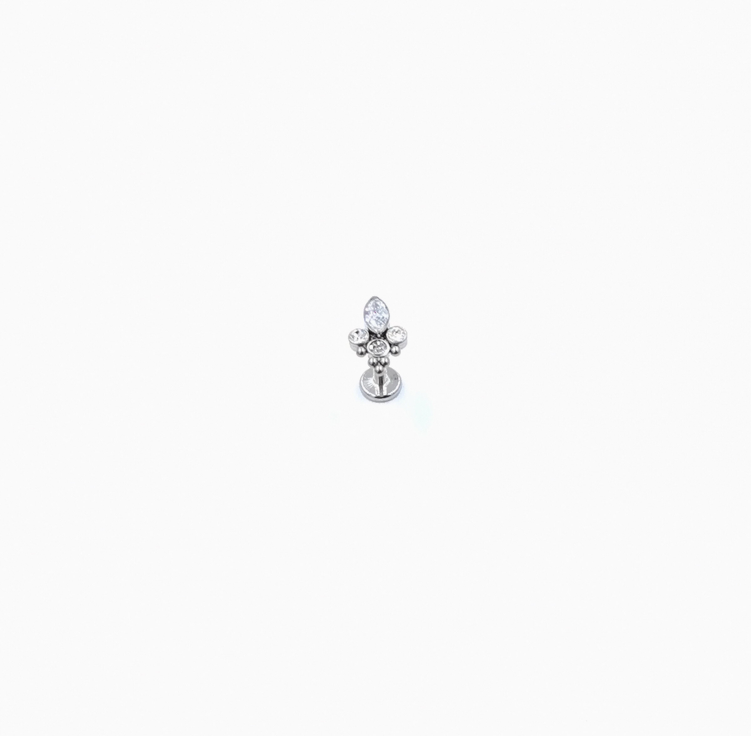 Wholesaler MYLENE ET FELIX - Zircon titanium piercing