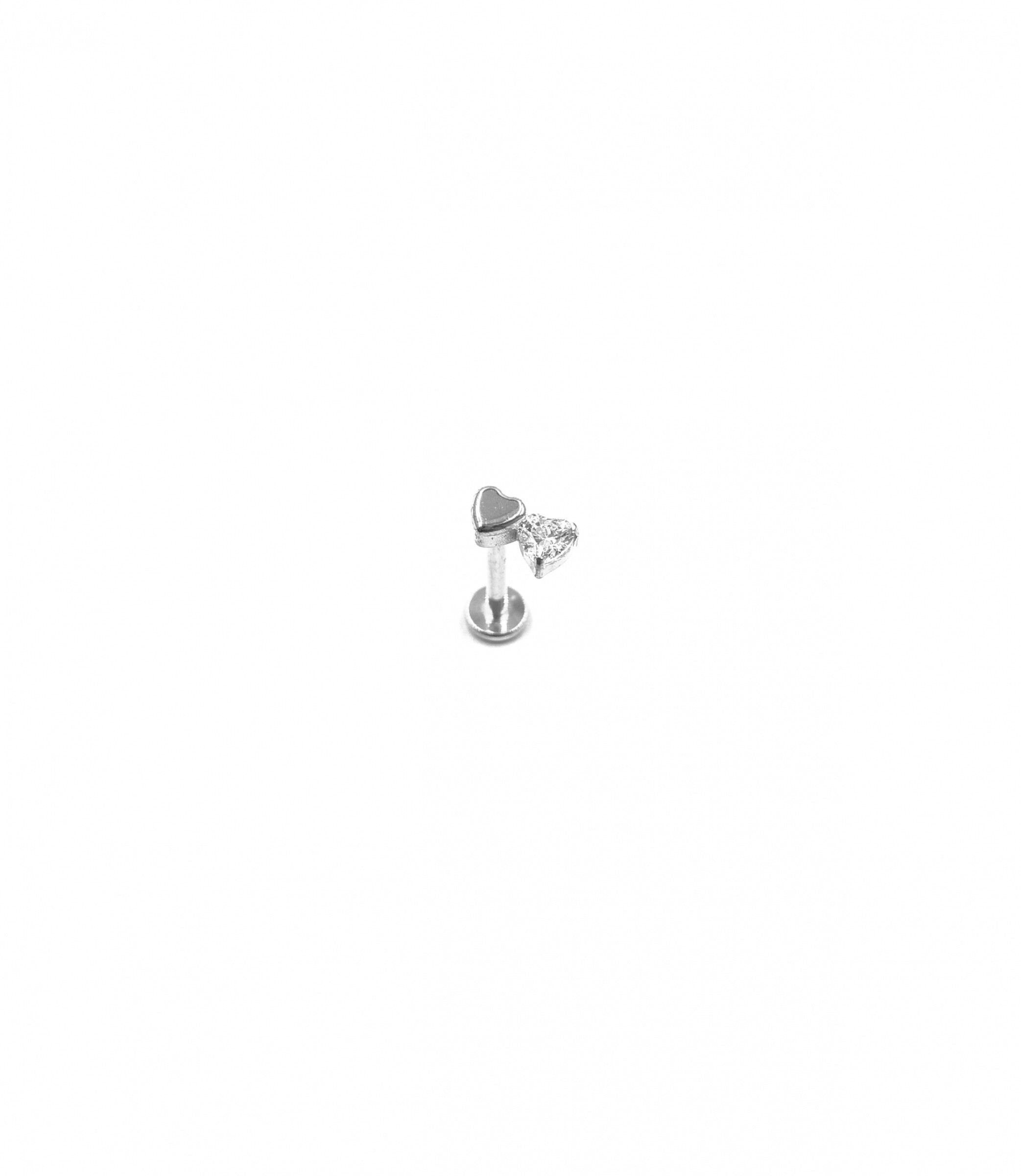 Wholesaler MYLENE ET FELIX - Tittle Titane Piercing Two Hearts