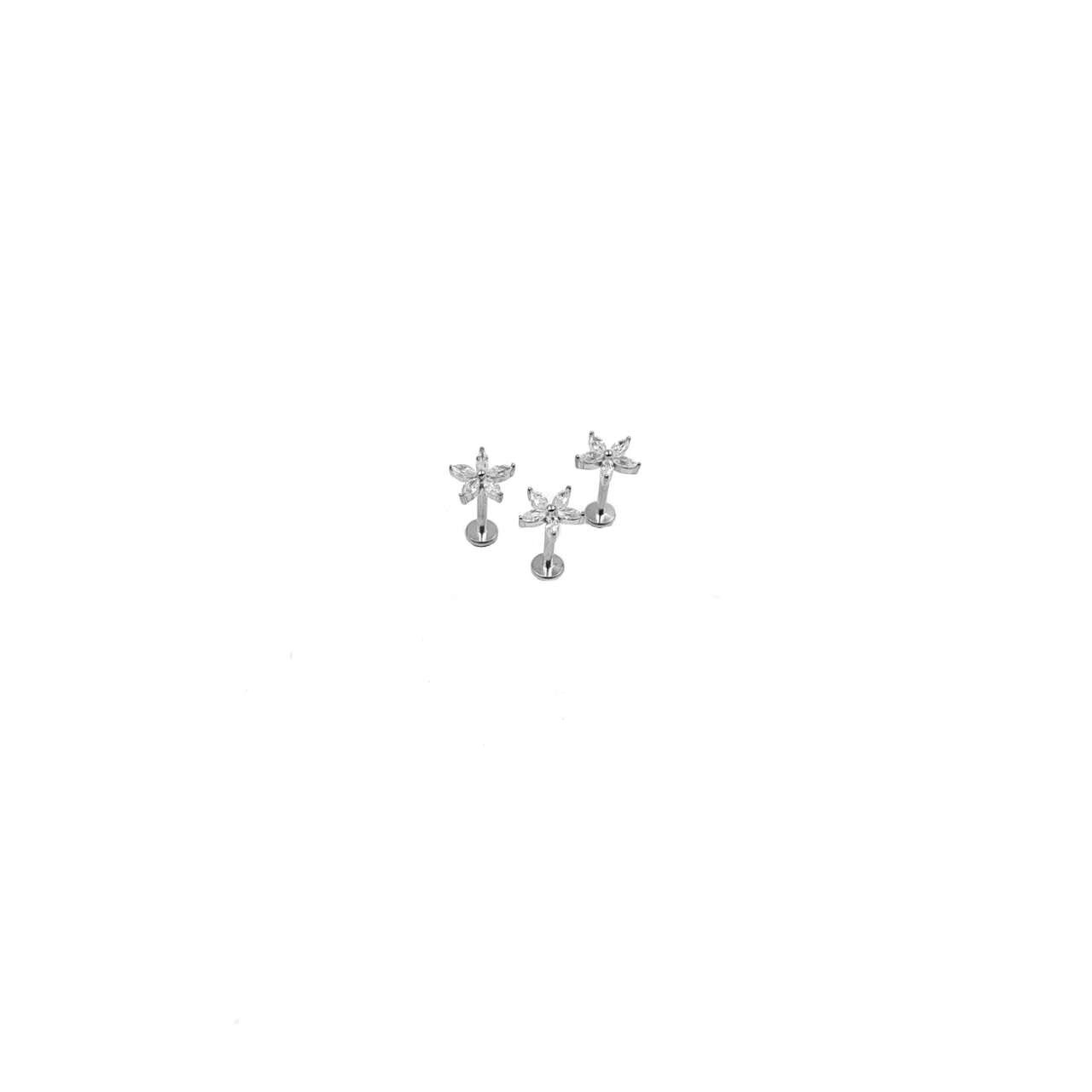 Grossista MYLENE ET FELIX - Piercing in acciaio di fiori