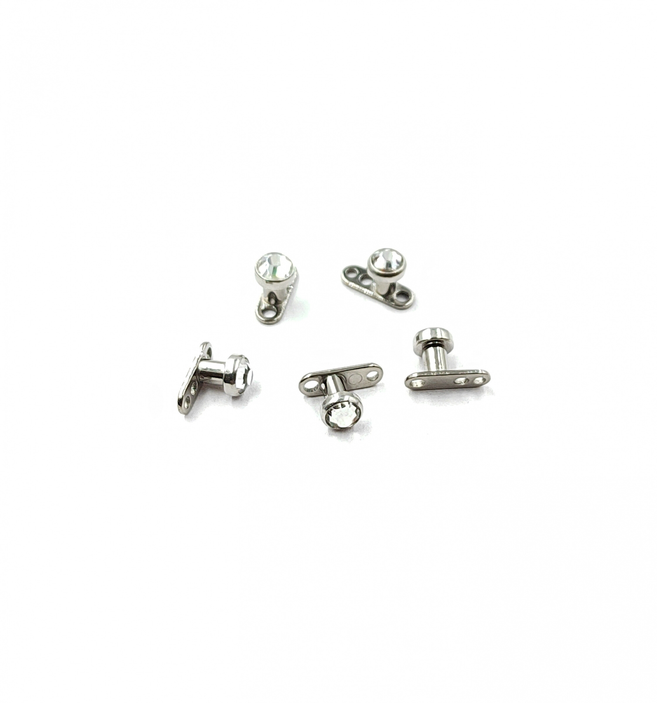 Wholesaler MYLENE ET FELIX - Microdermal Titanium Piercing Zirconic Ball 1.5 x 2 x 4mm