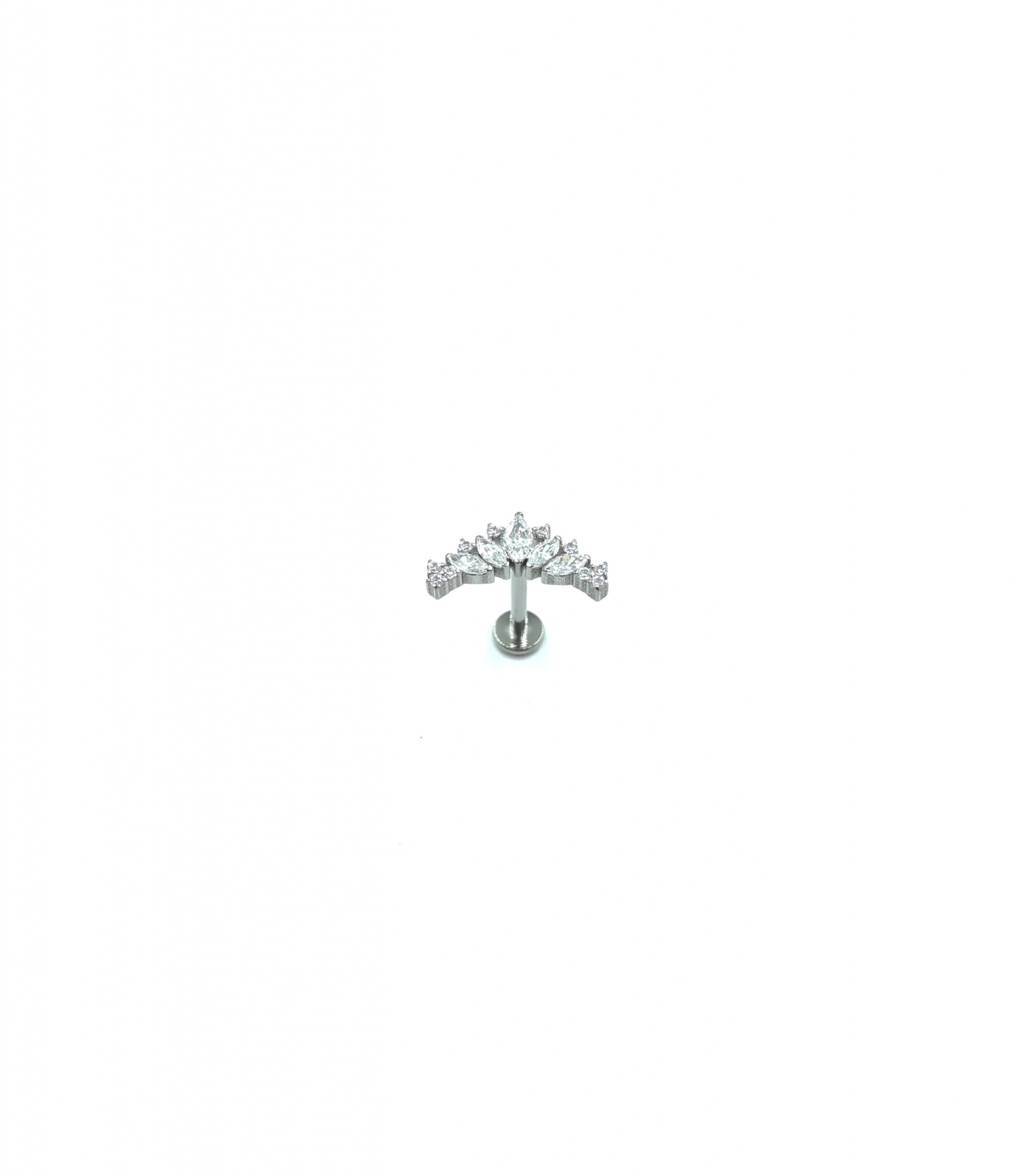 Wholesaler MYLENE ET FELIX - Crown titanium piercing with zircon
