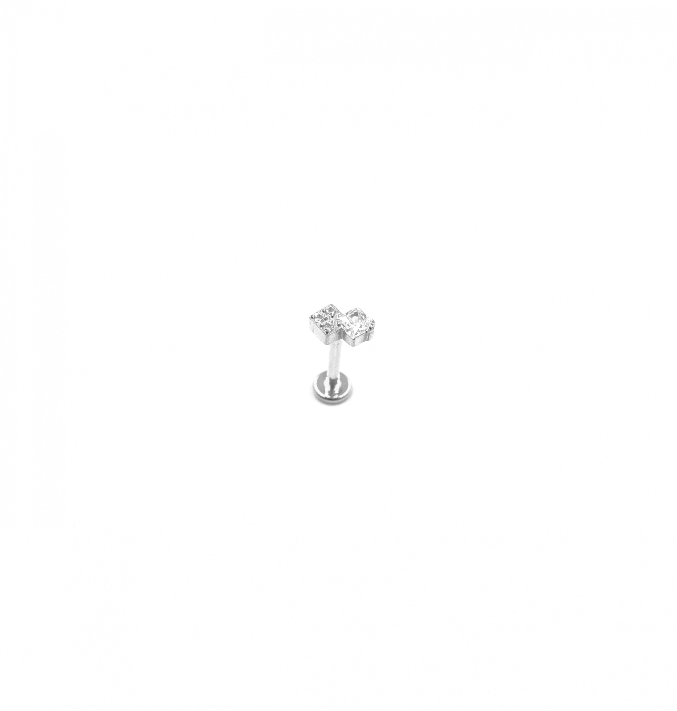 Wholesaler MYLENE ET FELIX - Titaneous piercing Two spawned squares