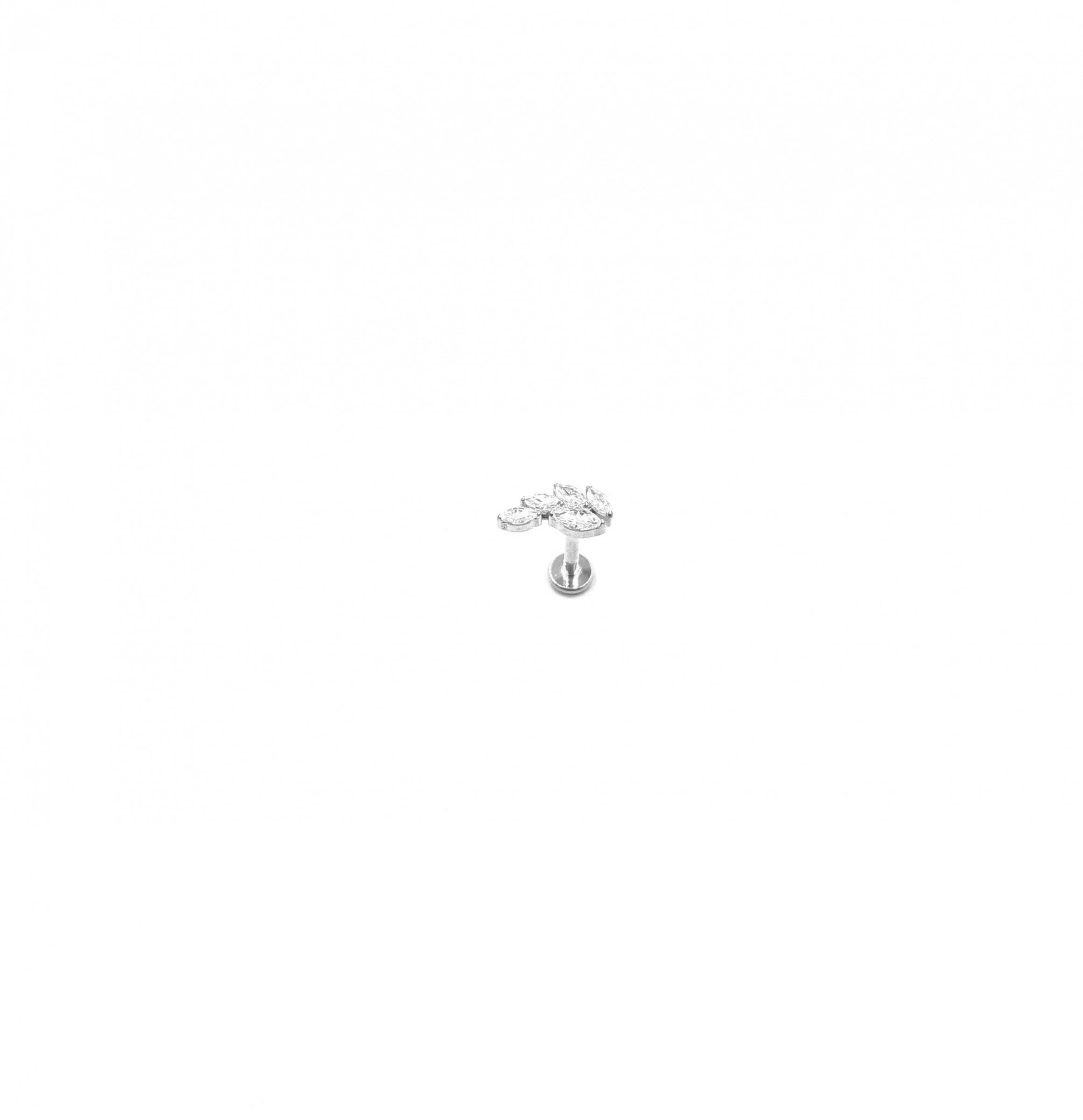 Wholesaler MYLENE ET FELIX - Zircon titanium wing piercing