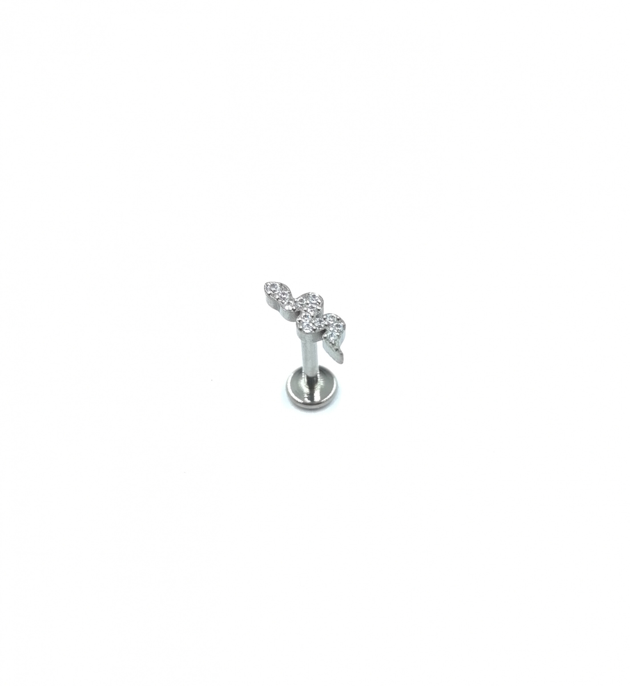 Wholesaler MYLENE ET FELIX - Zircon snake titanium piercing