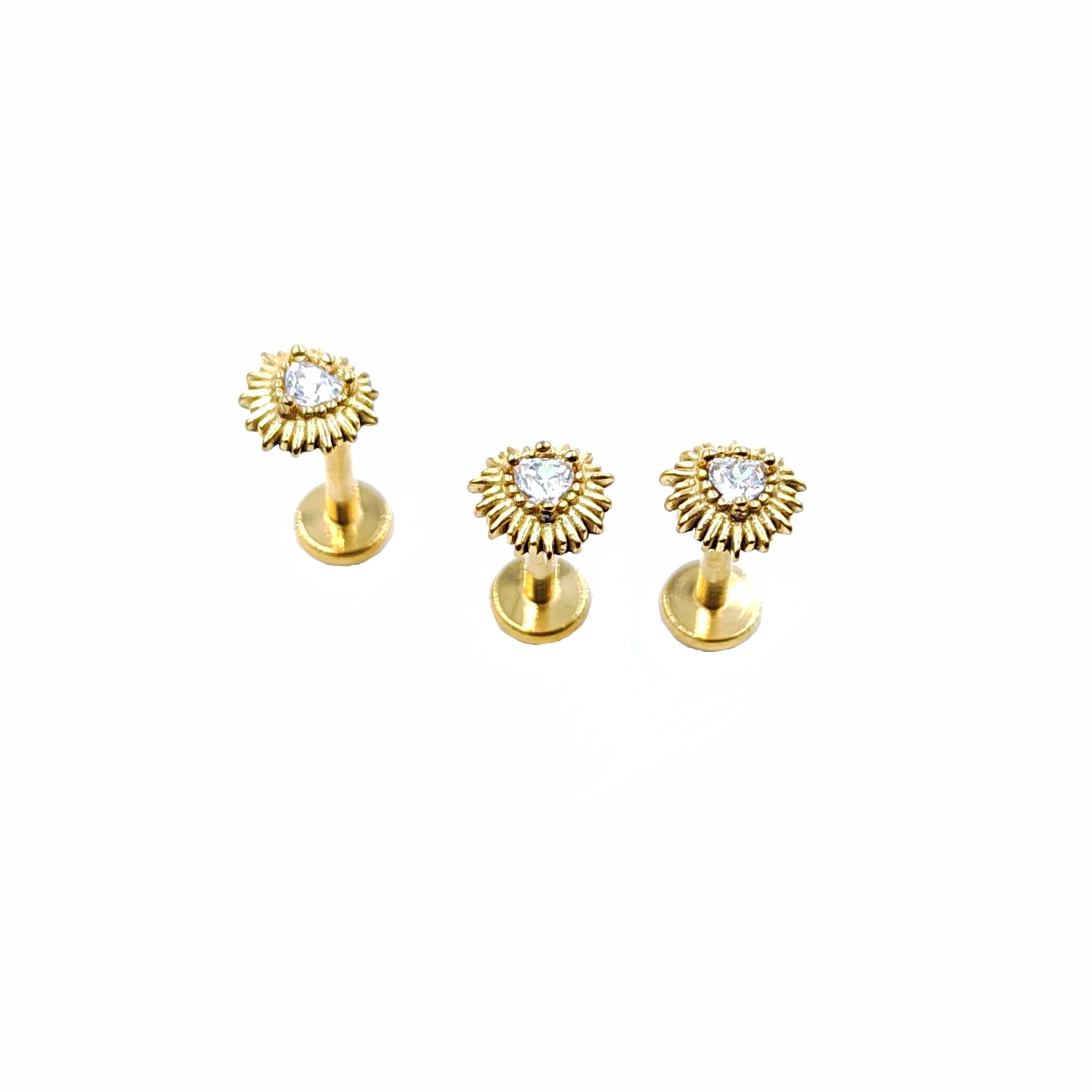Wholesaler MYLENE ET FELIX - Steel heart piercing