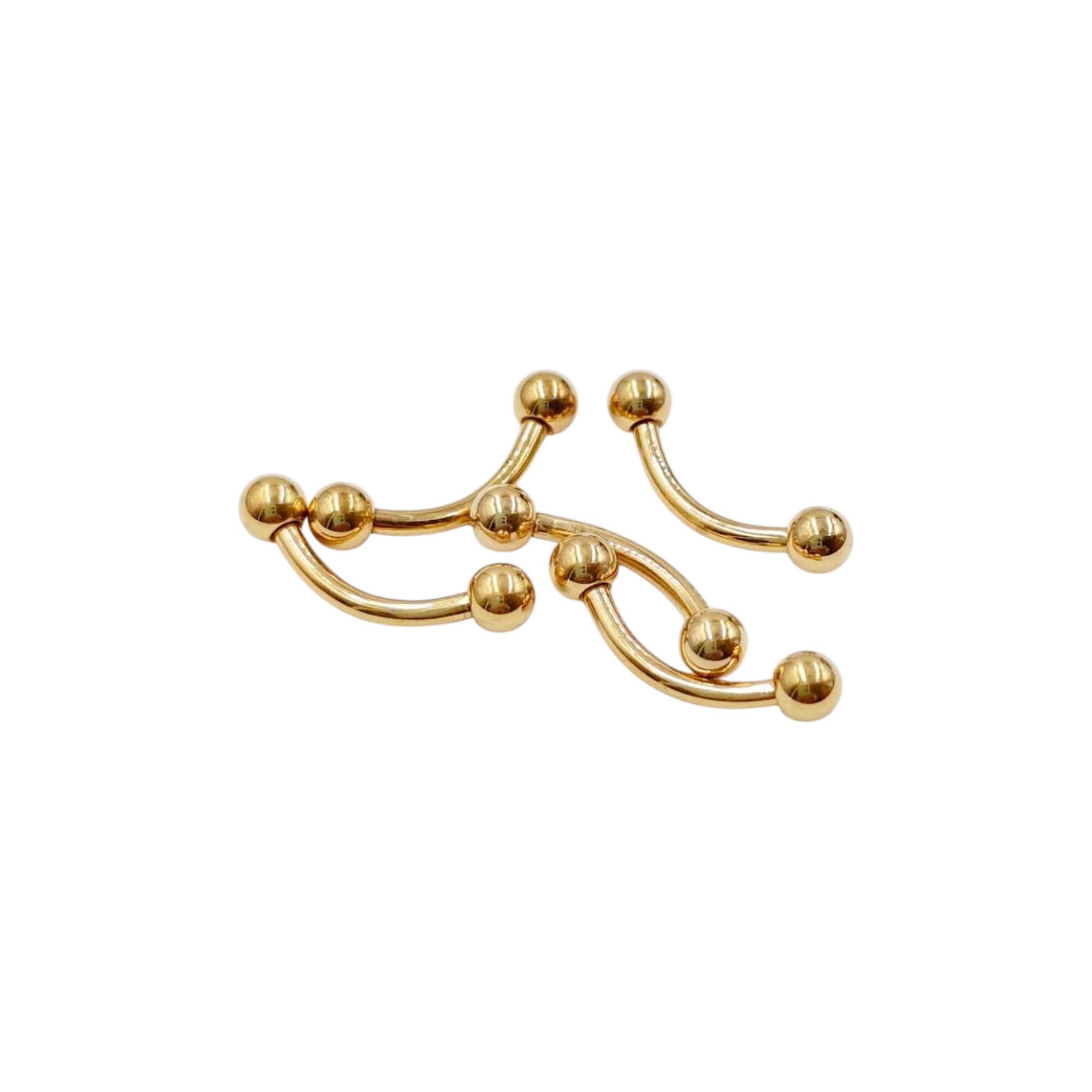 Mayorista MYLENE ET FELIX - Banana de titanio (1.2 x 16mm) paquete de 5