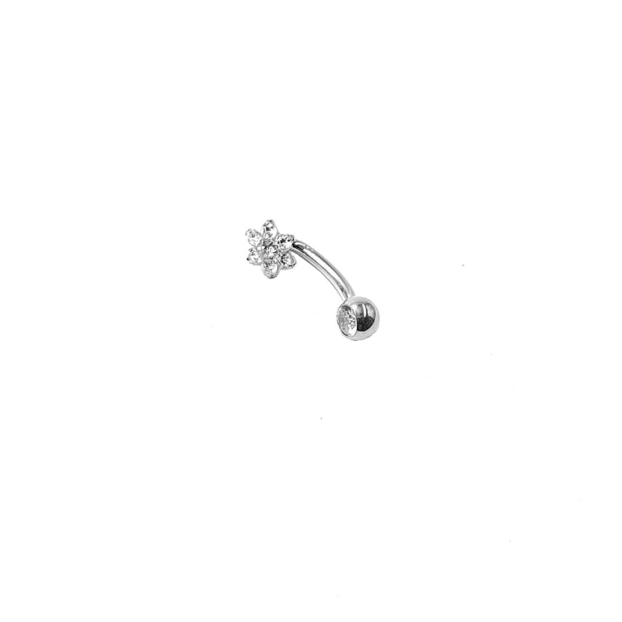 Wholesaler MYLENE ET FELIX - Titanium piercing Navely Fleur