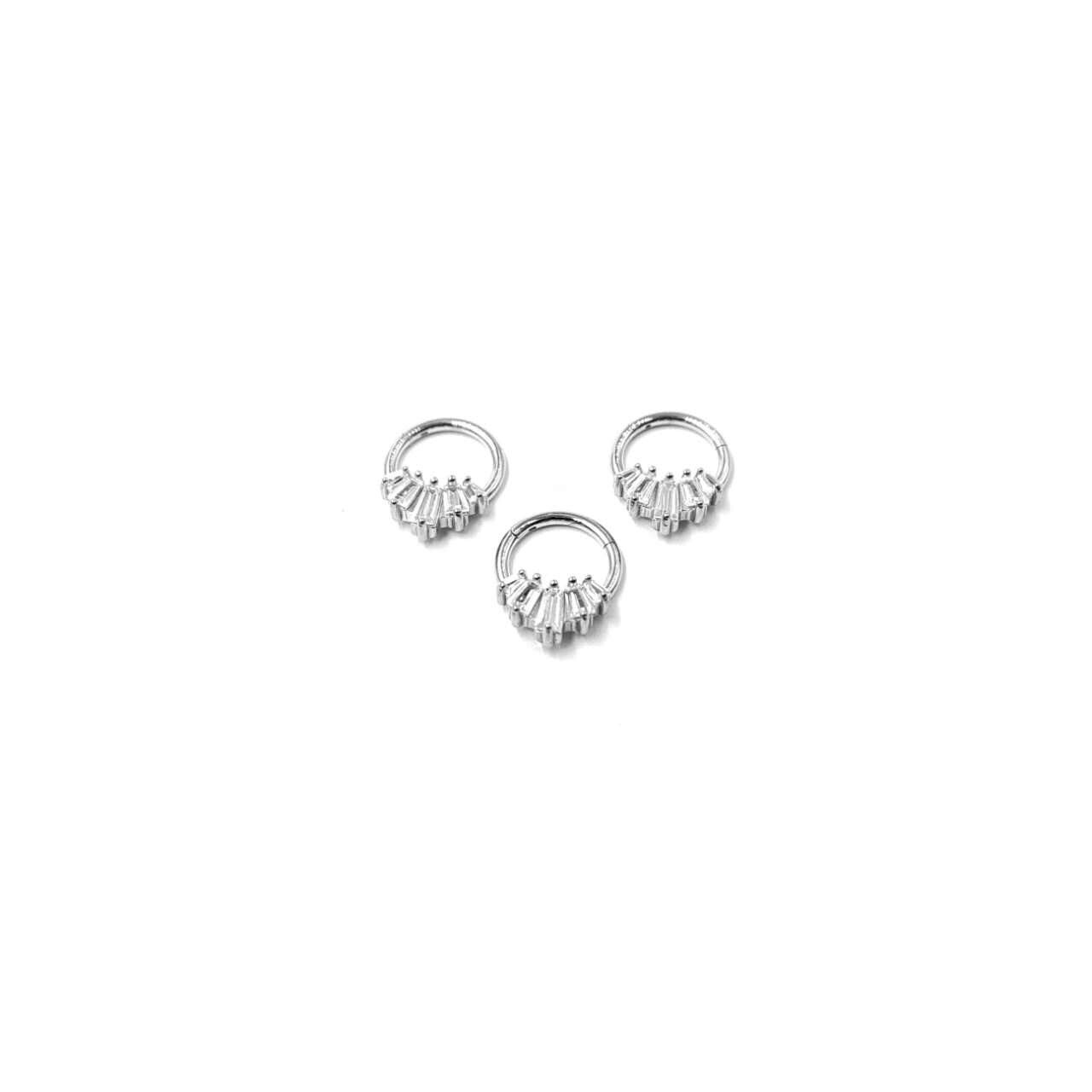 Wholesaler MYLENE ET FELIX - Ring piercing with zirconium