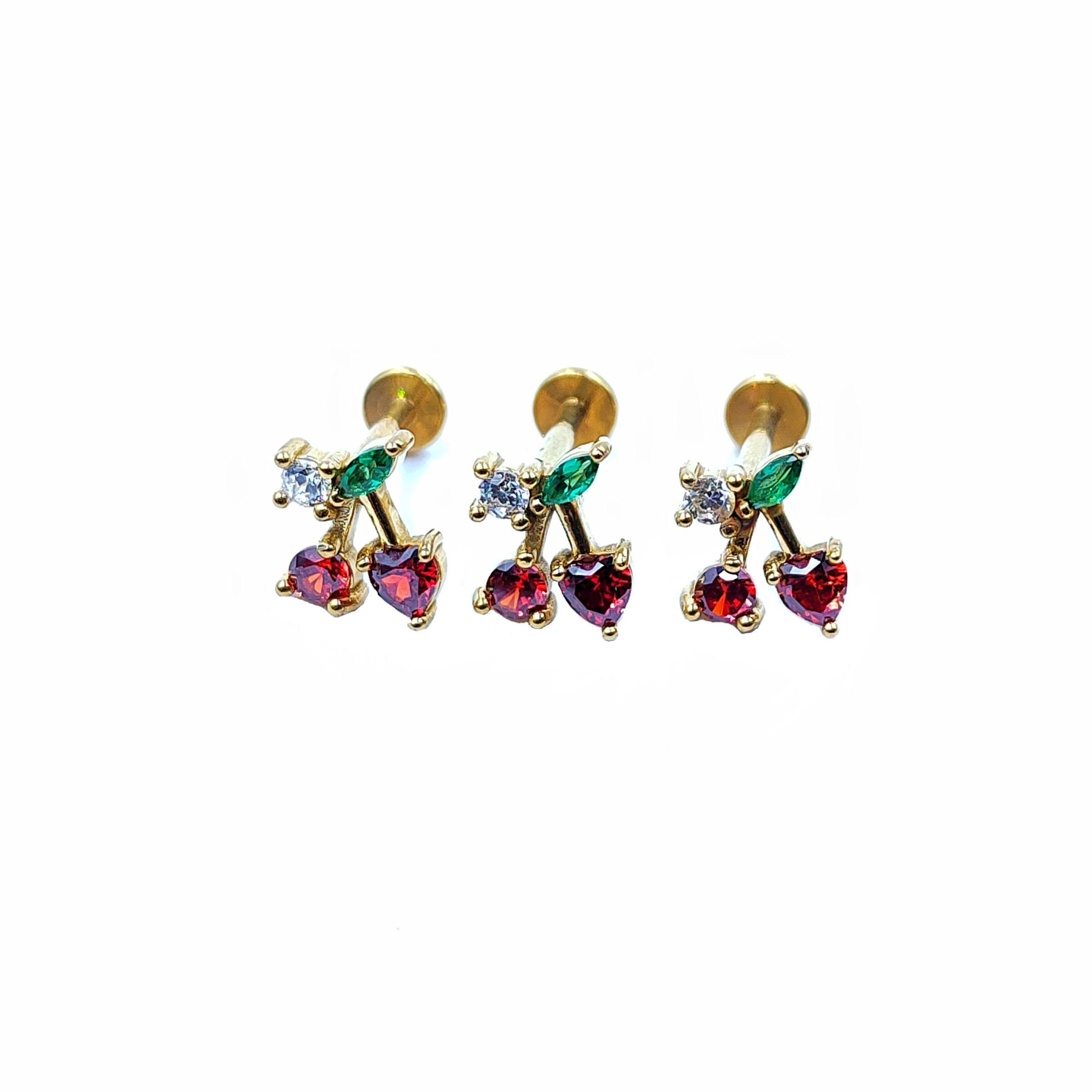 Wholesaler MYLENE ET FELIX - Cherry steel piercing