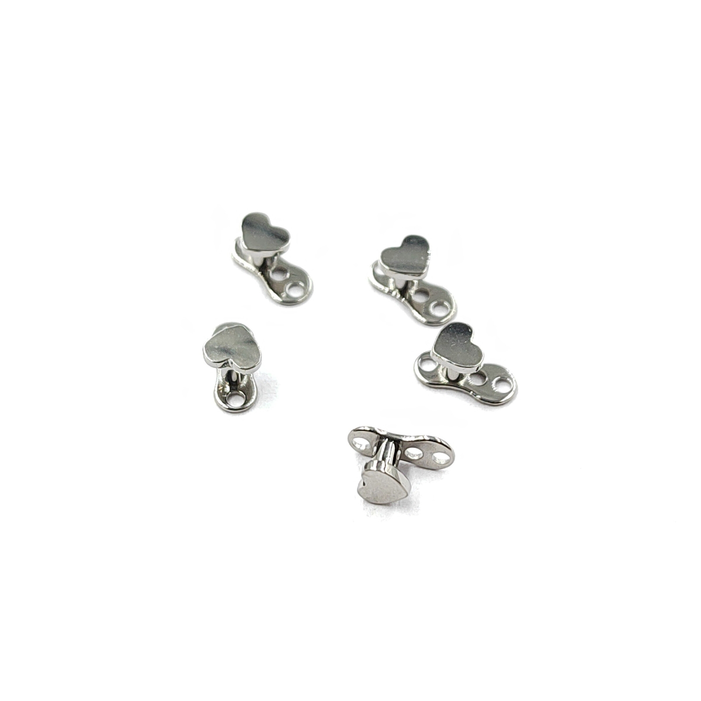 Wholesaler MYLENE ET FELIX - Microdermal Heart titanium piercing