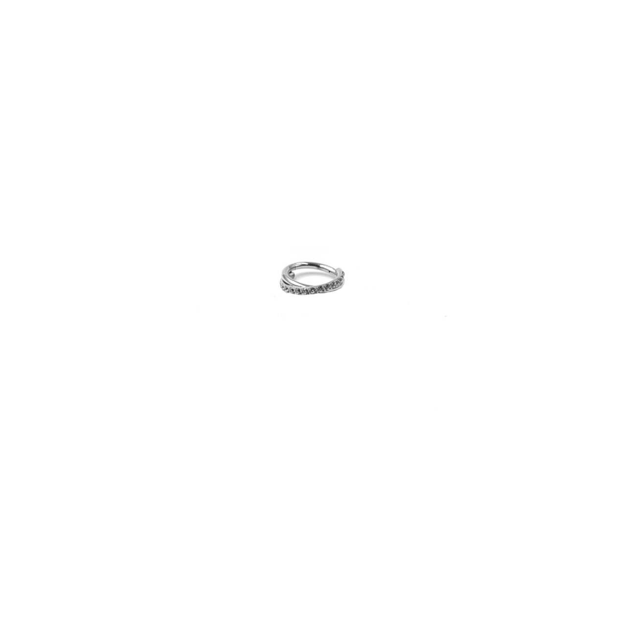 Wholesaler MYLENE ET FELIX - Double intertwined titanium ring