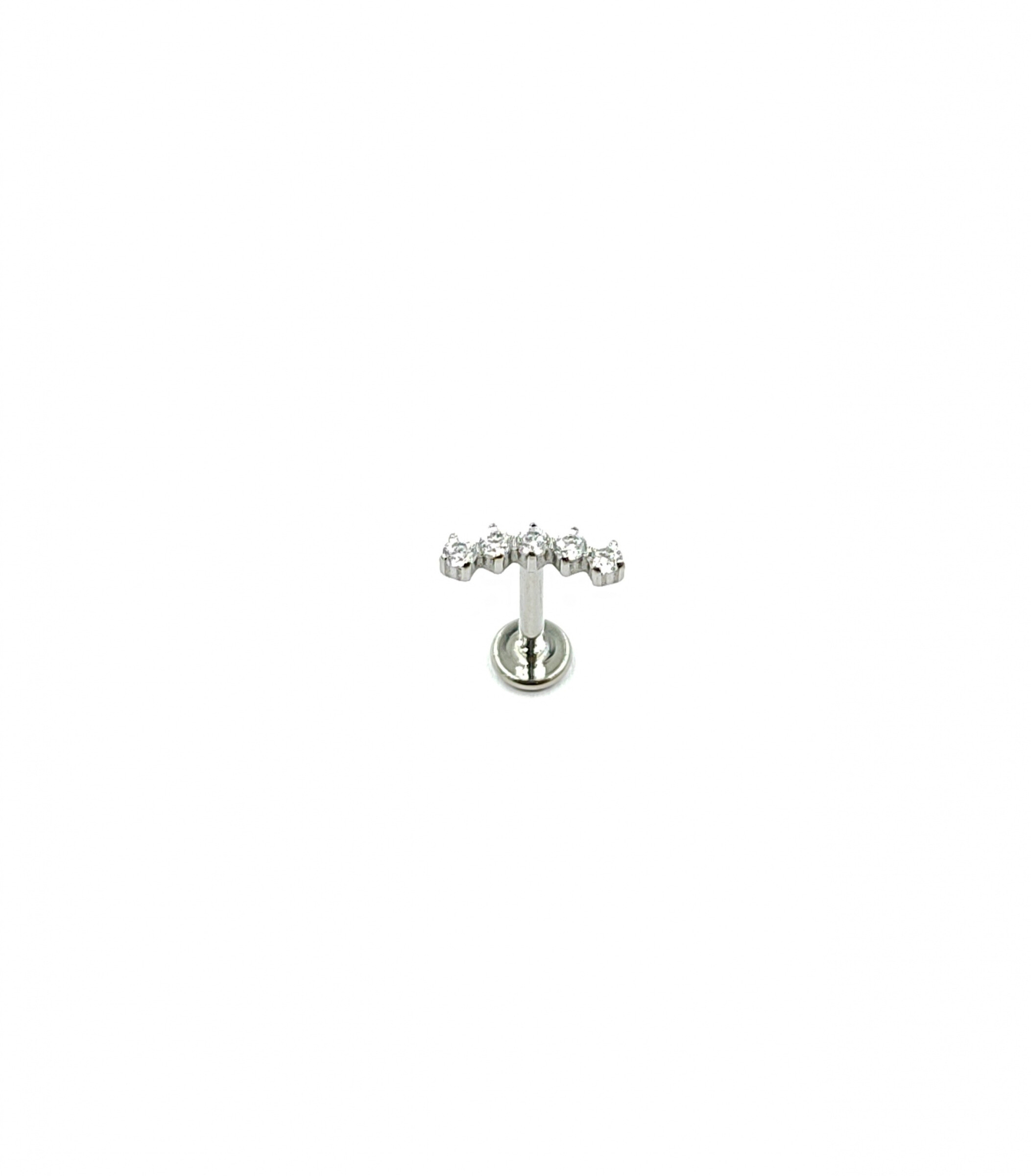 Wholesaler MYLENE ET FELIX - Round zircon titanium piercing