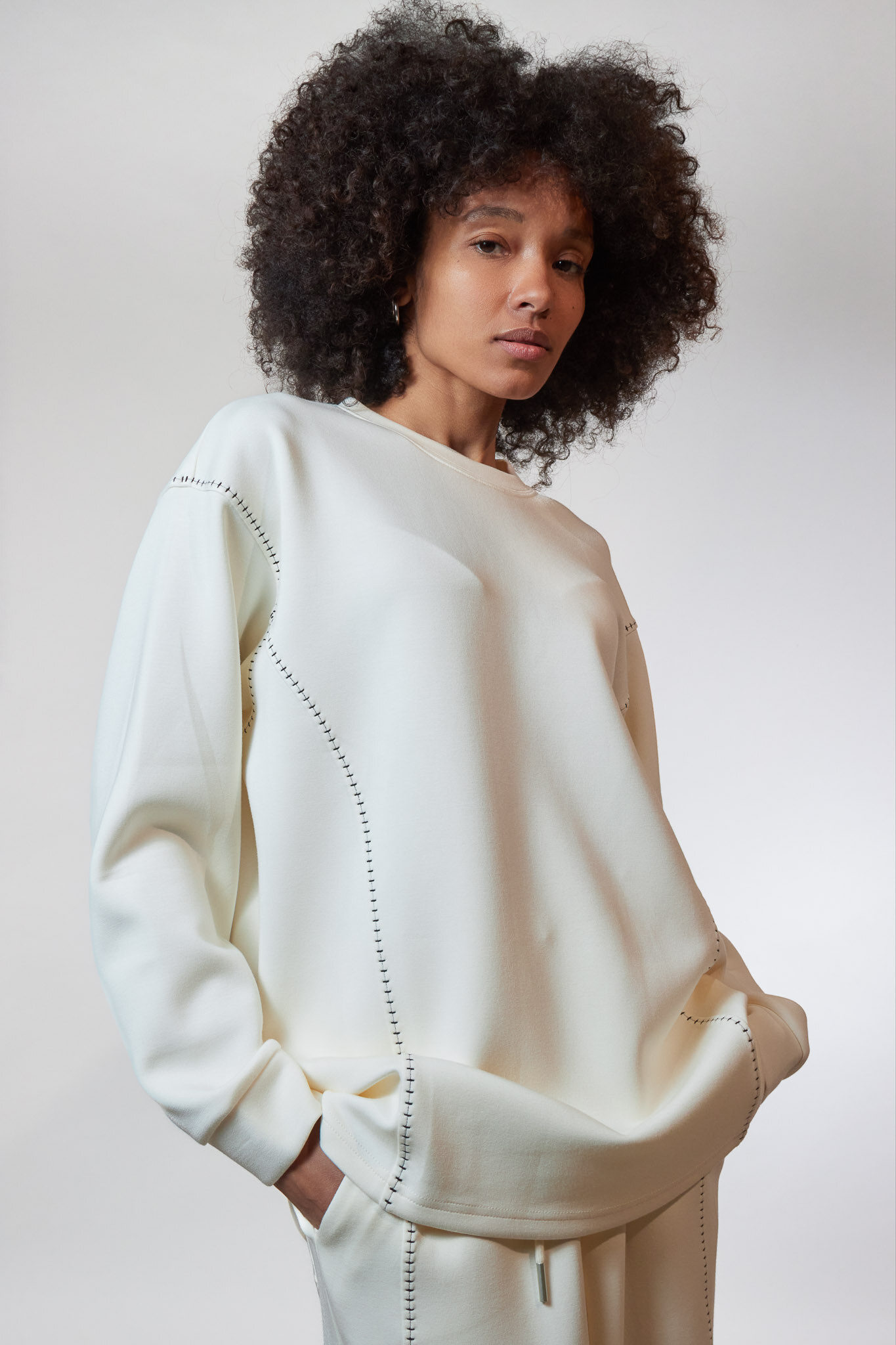 Wholesaler MYSTERY JANE PARIS - Sweaprene with neo topstitching details