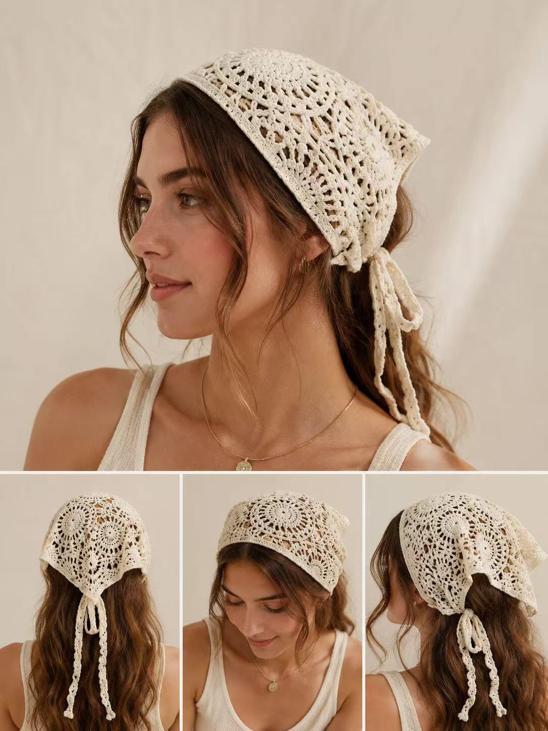 Grossiste Nacrélia - Foulard Cheveux Camille
