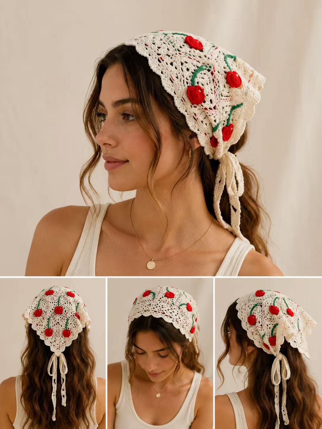 Grossiste Nacrélia - Foulard Cheveux Jade