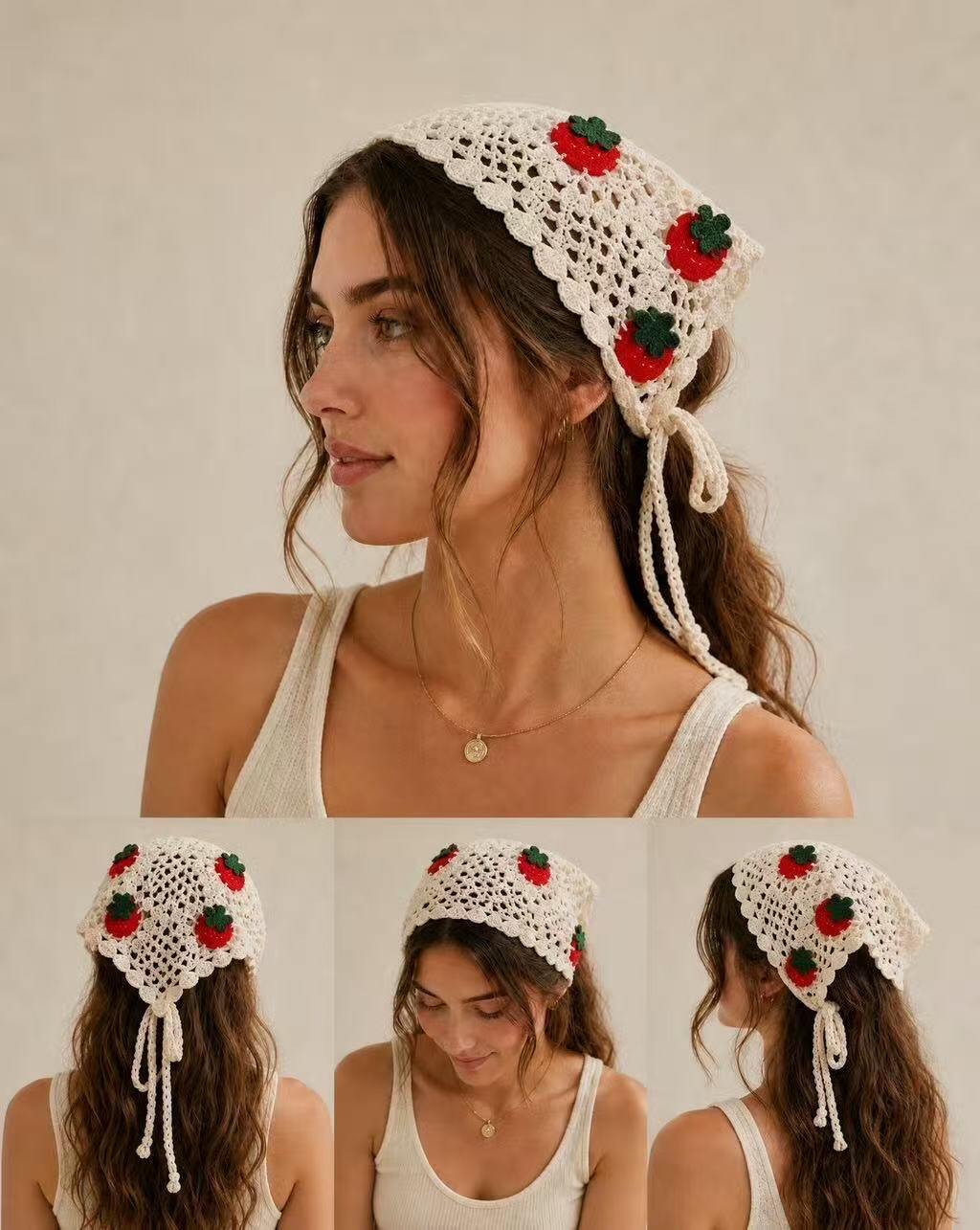 Grossiste Nacrélia - Foulard Cheveux Clara