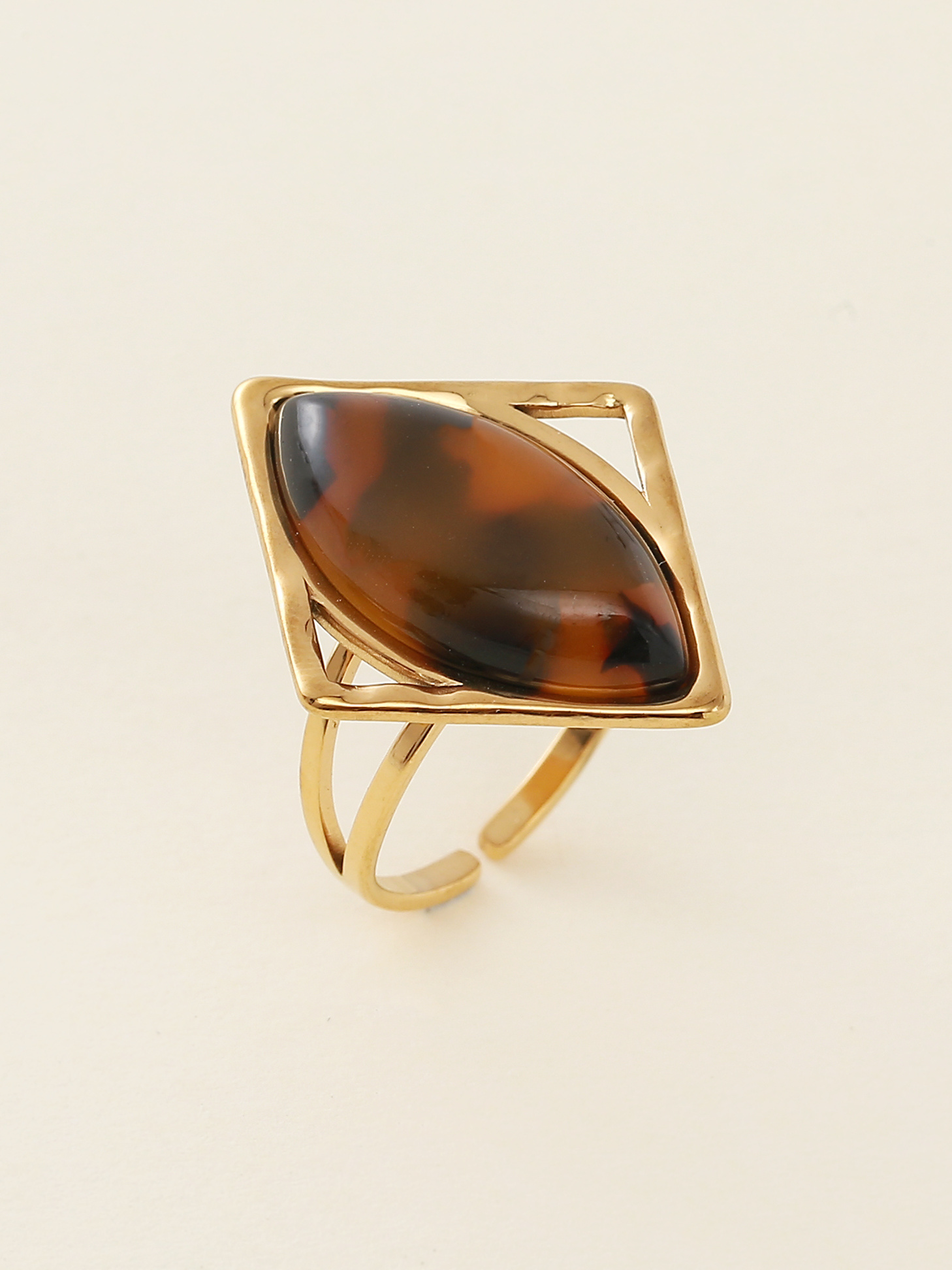 Grossiste Nacrélia - Bague Colorée Jade