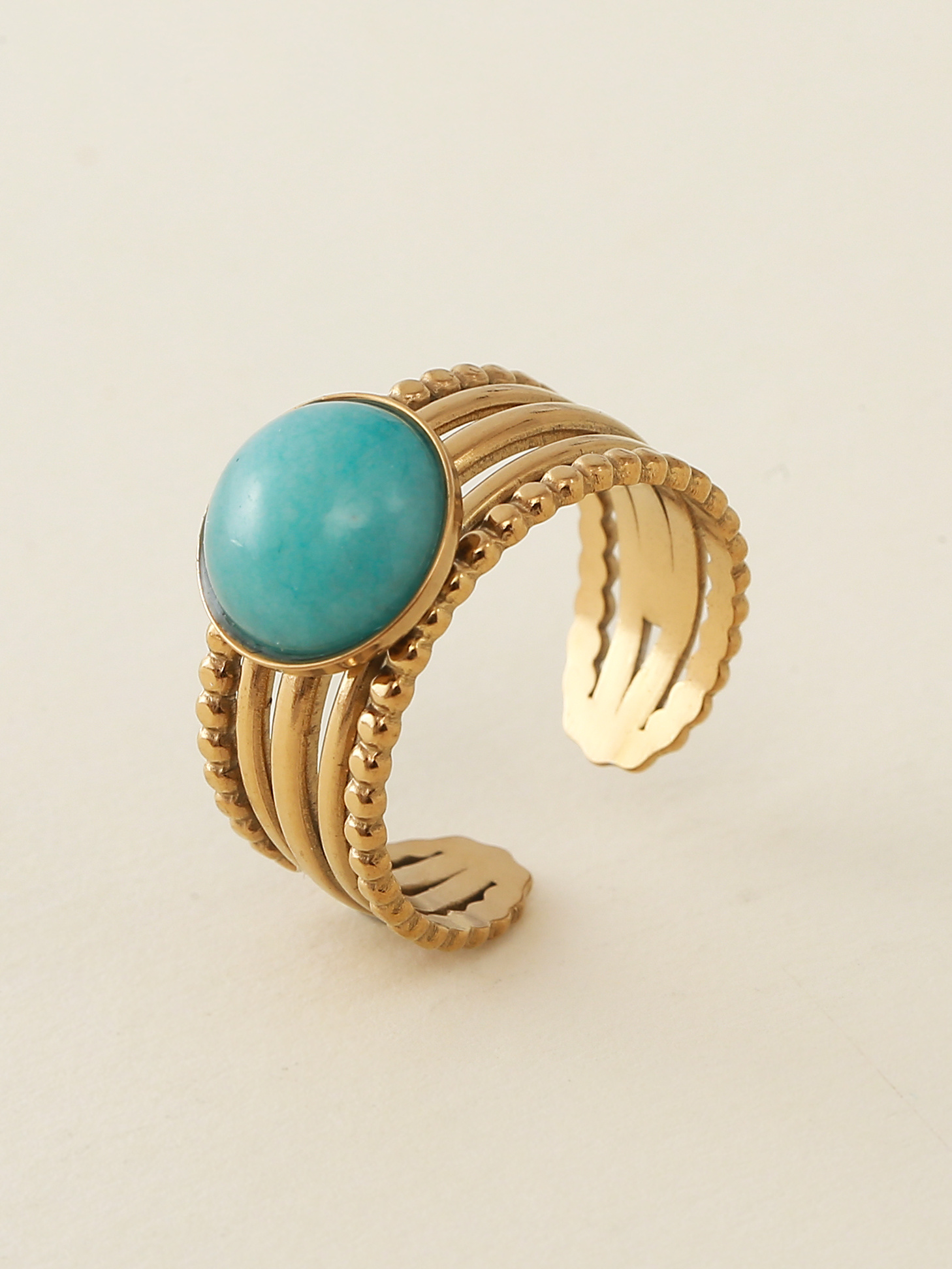 Grossiste Nacrélia - Bague Colorée Camille