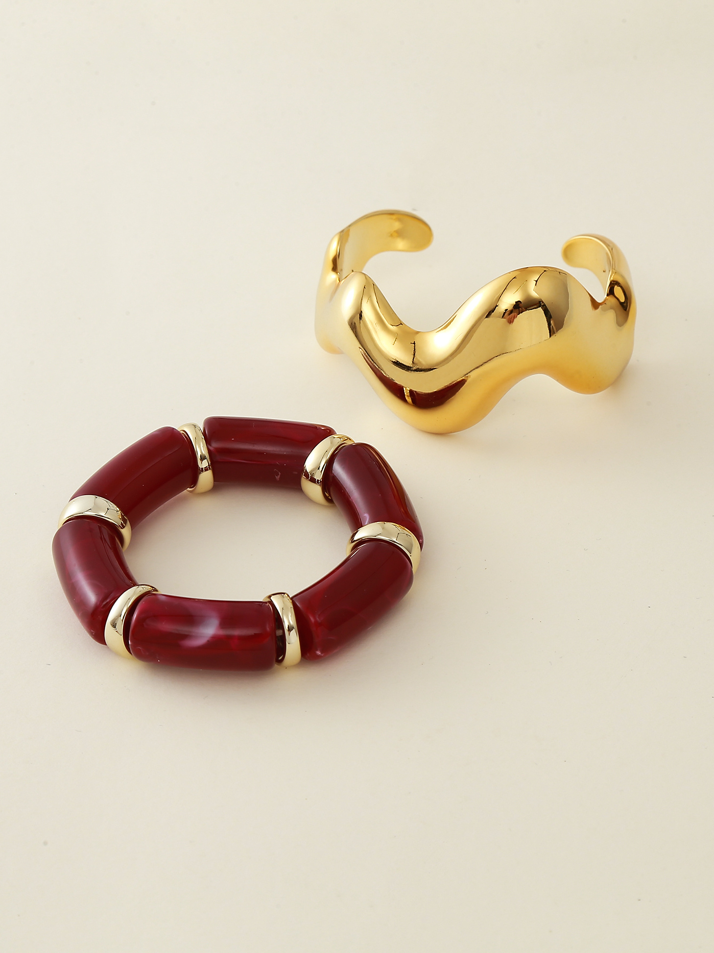 Grossiste Nacrélia - Bracelet Jonc Resine Jade