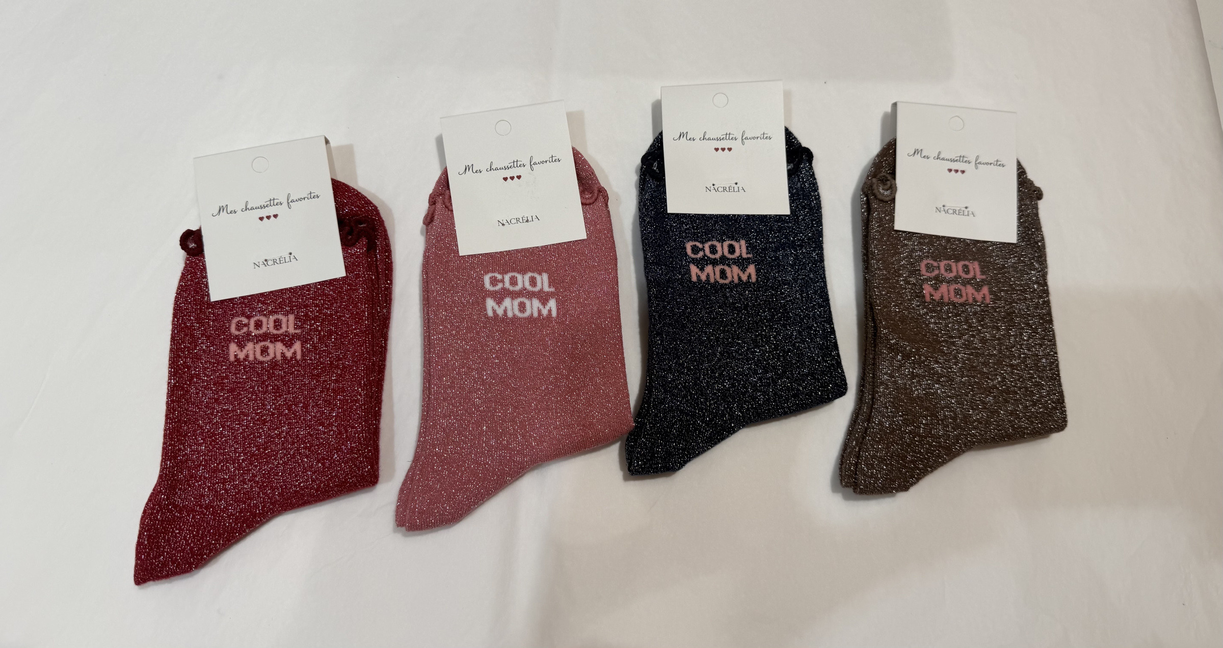 Grossiste Nacrélia - Chaussettes COOL MOM