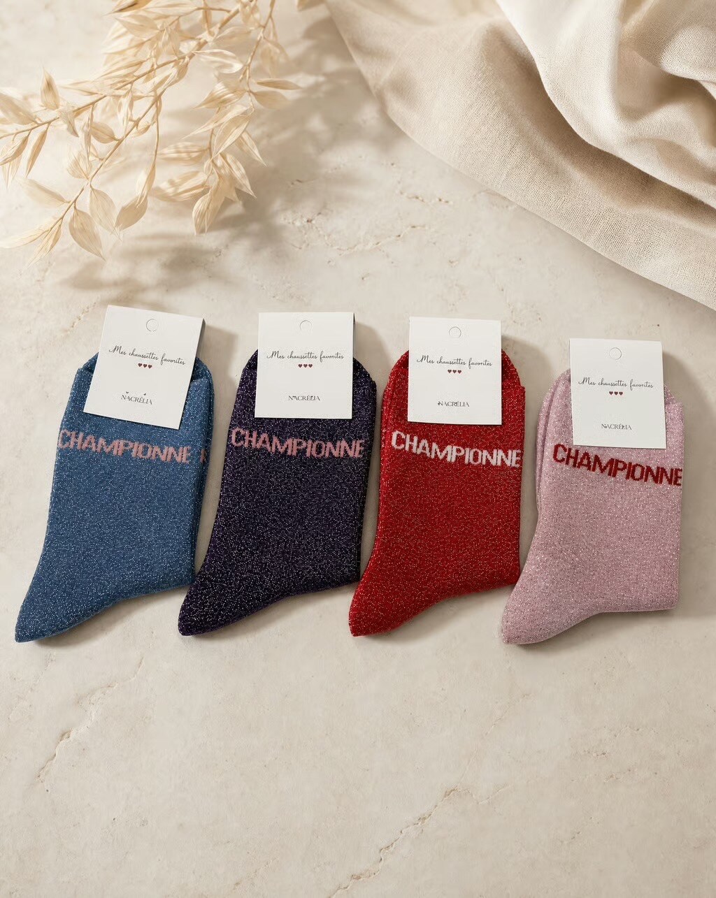 Grossiste Nacrélia - Chaussettes CHAMPIONNE