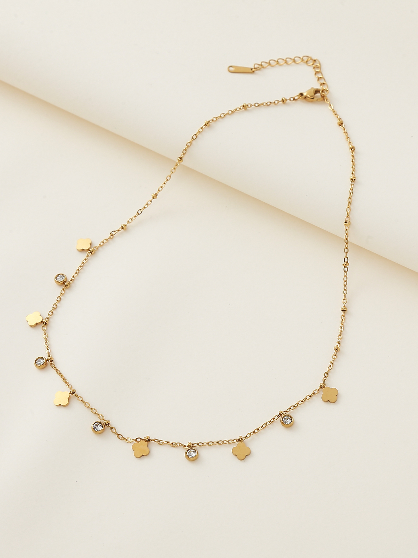 Grossiste Nacrélia - Collier Simple Rose 2