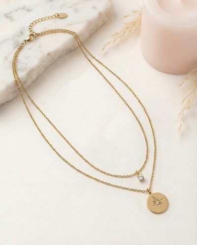 Wholesaler Nacrélia - Double Necklace Colette Wholesaler Nacrélia - Double Necklace Colette