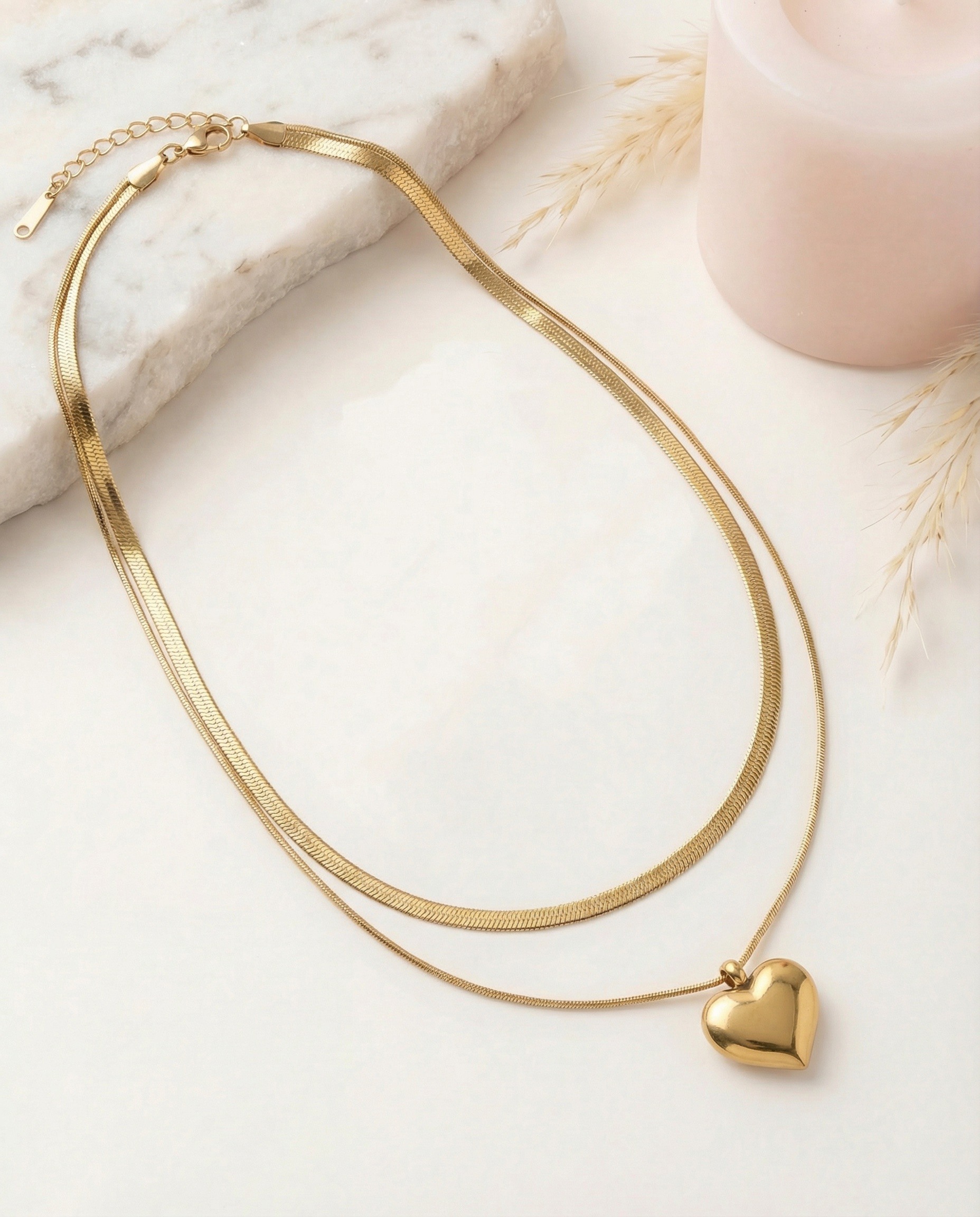 Grossiste Nacrélia - Collier Double Françoise