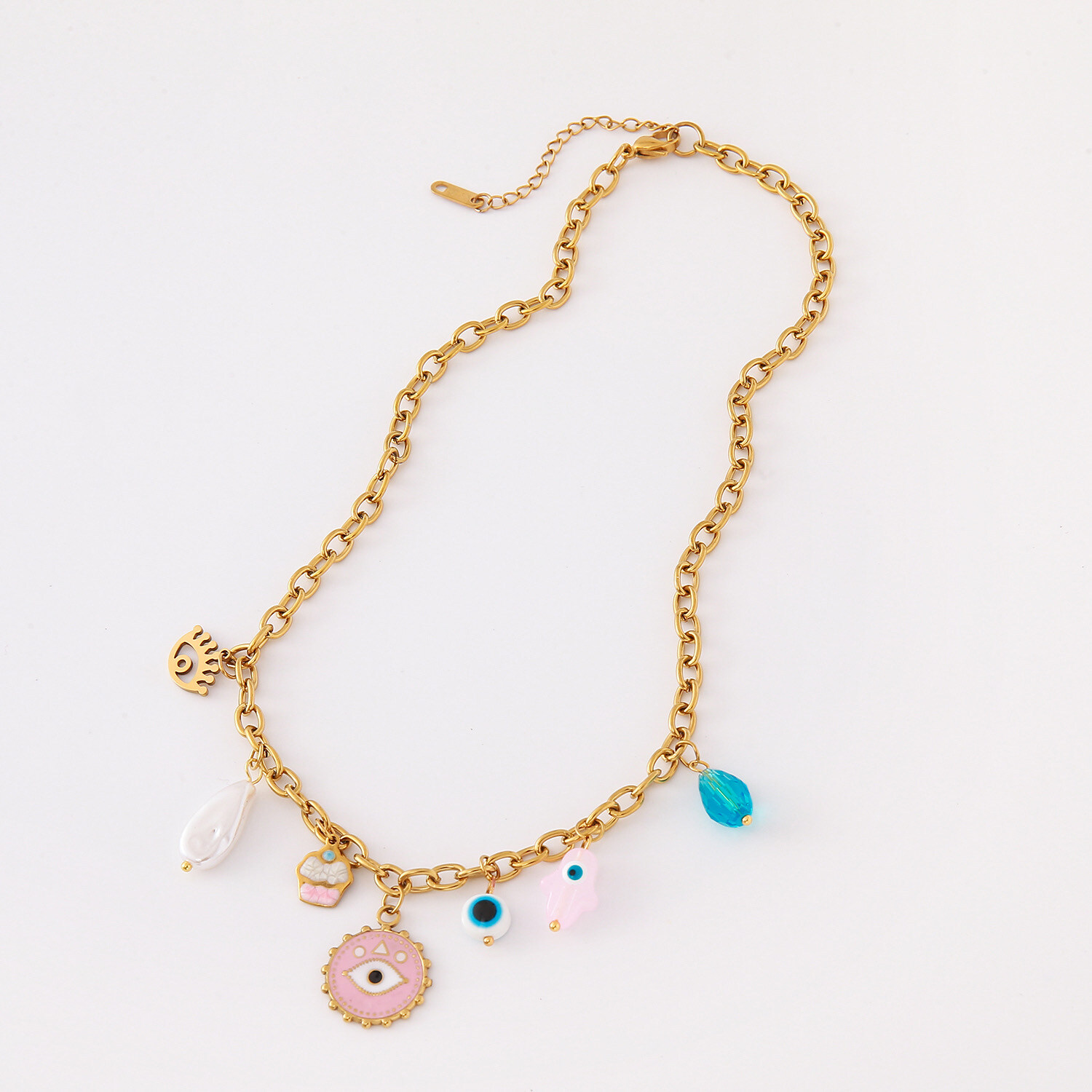 Grossiste Nacrélia - Collier Rose