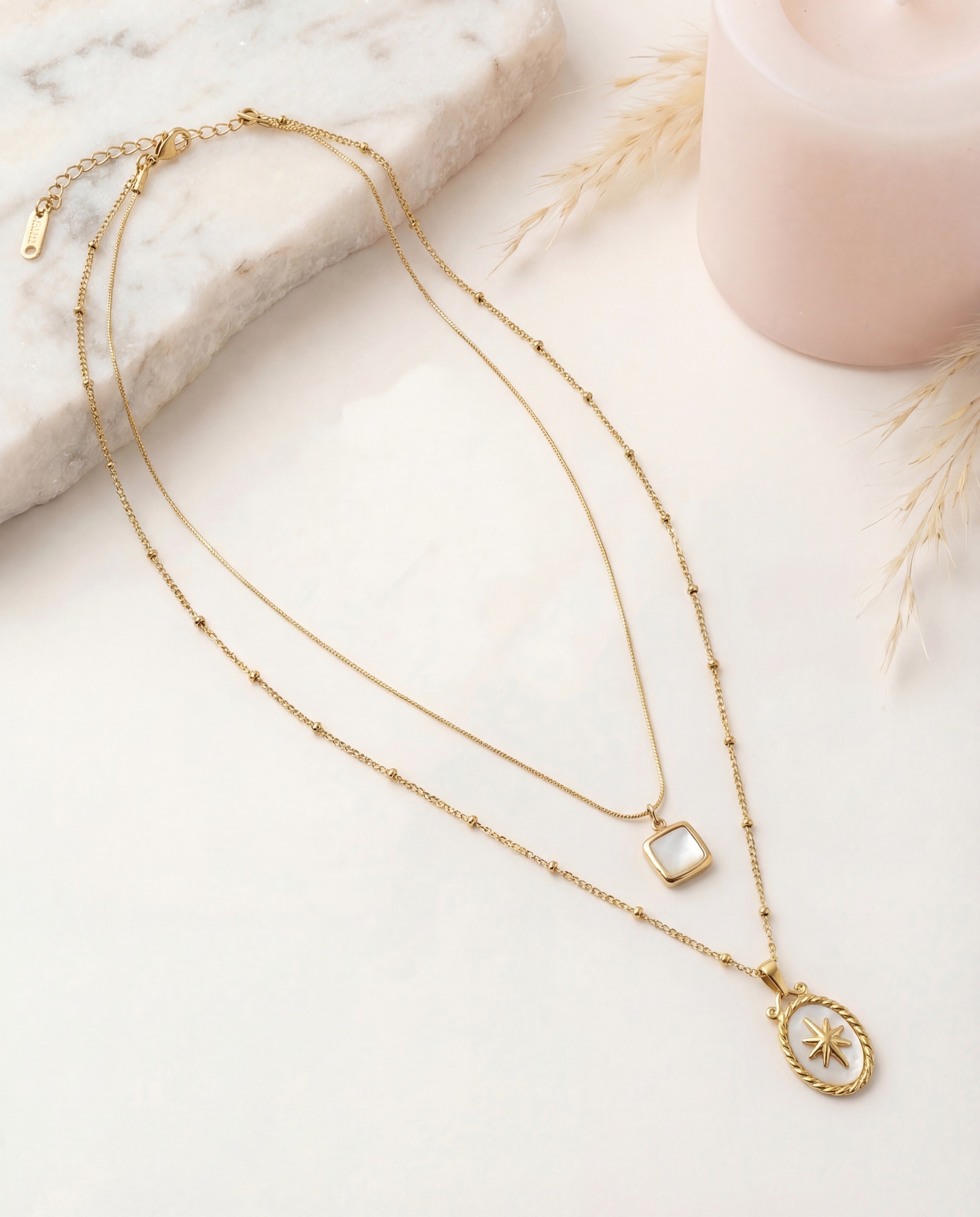 Grossiste Nacrélia - Collier Double Adèle
