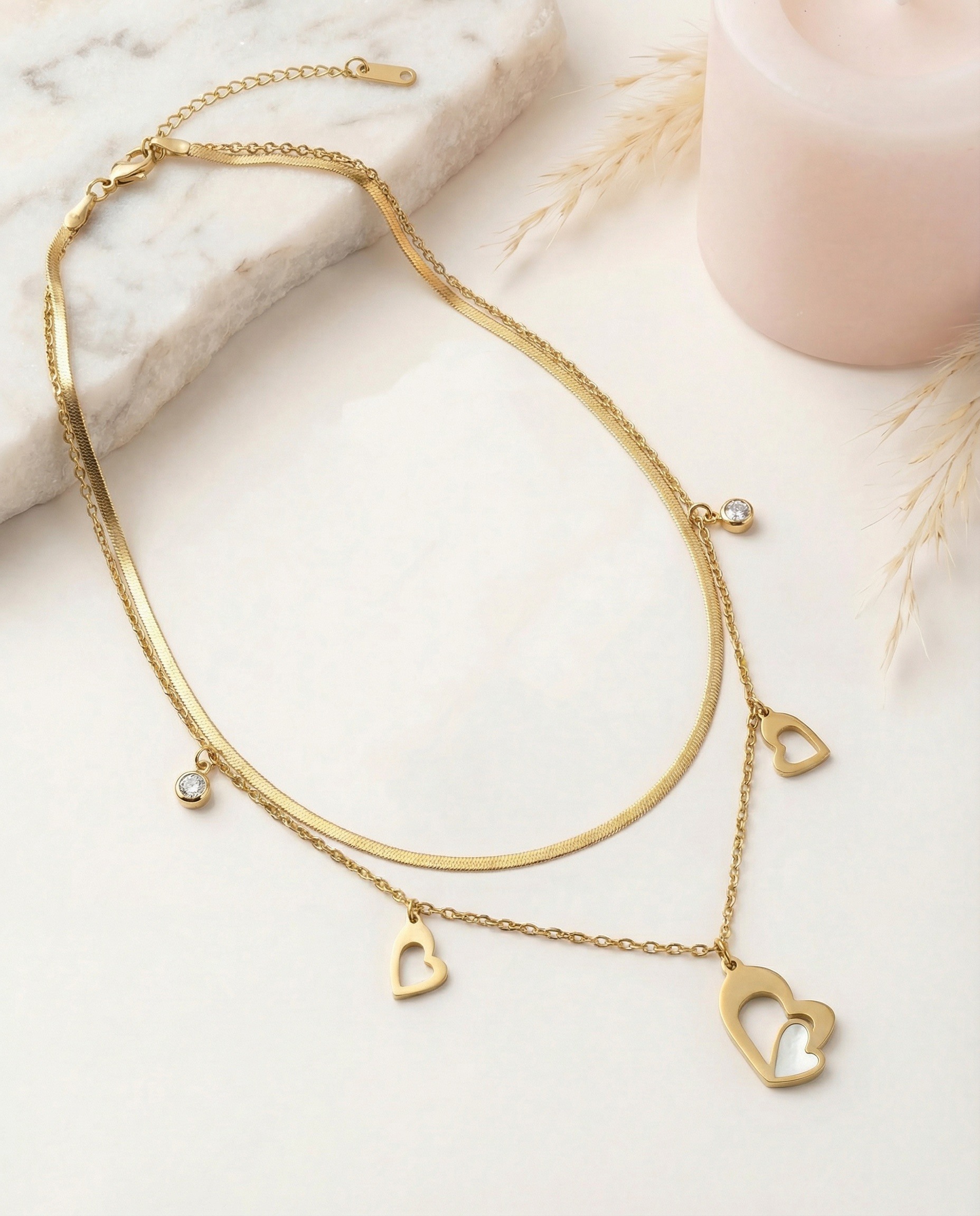 Grossiste Nacrélia - Collier Double Luce