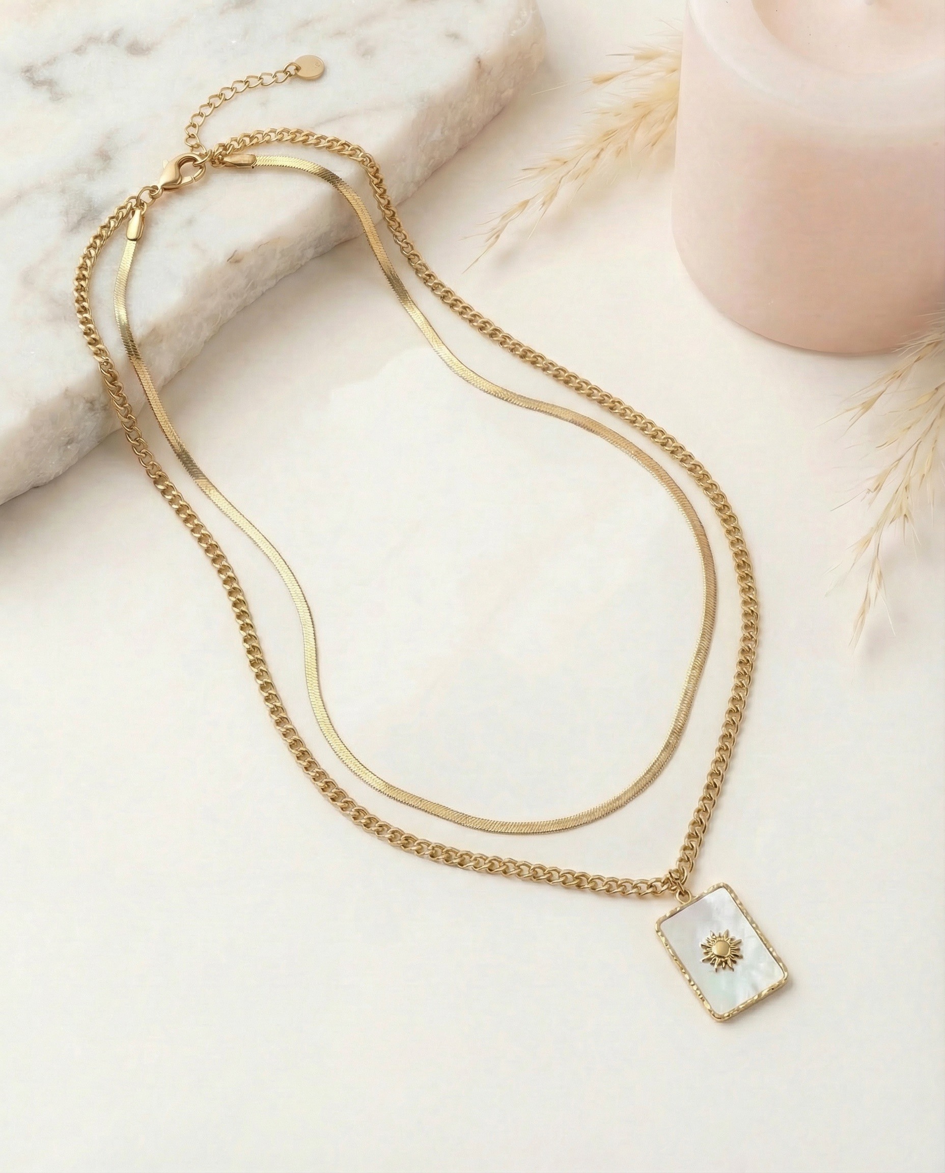 Mayorista Nacrélia - Collar doble Bernadette