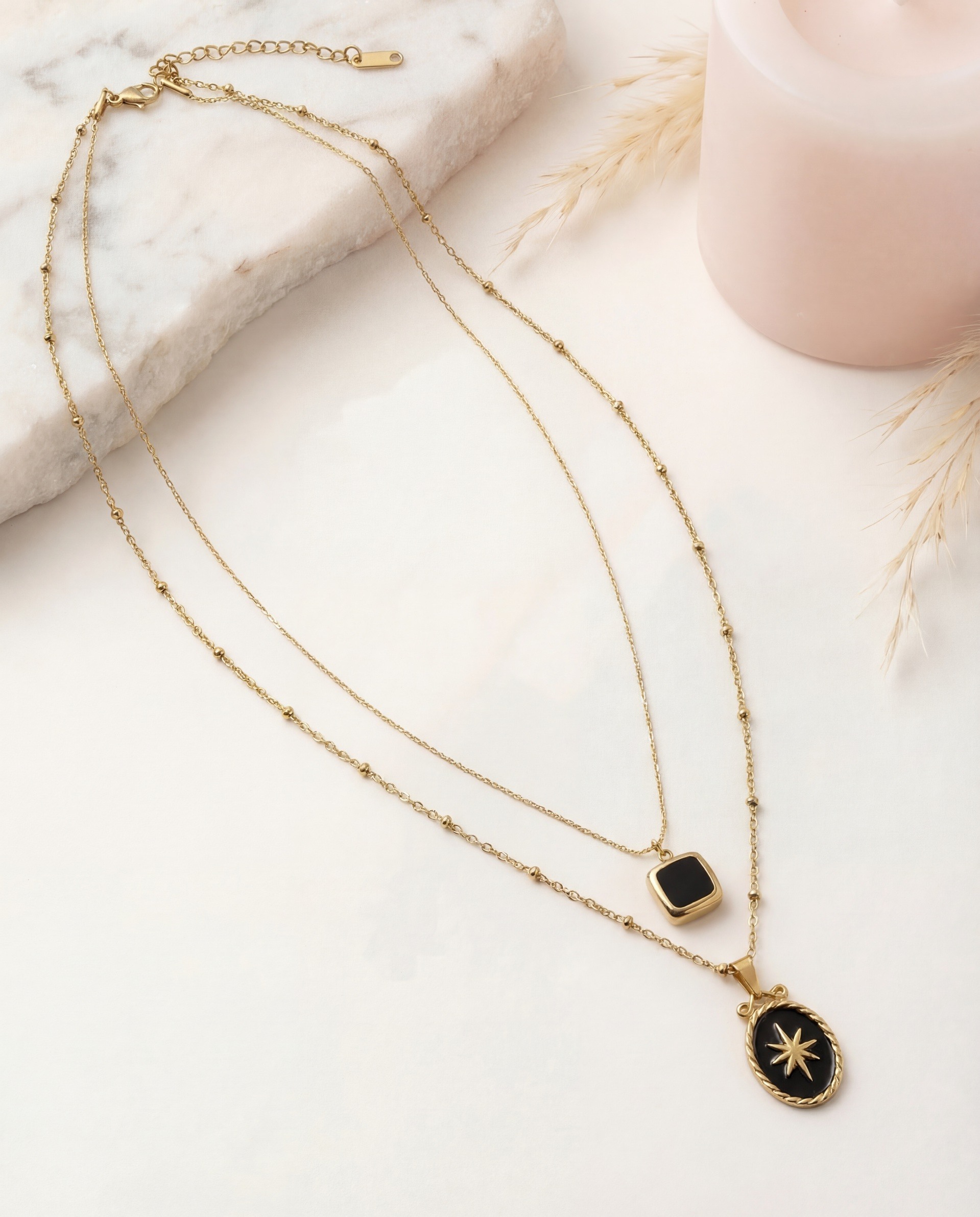 Grossiste Nacrélia - Collier Double Laure