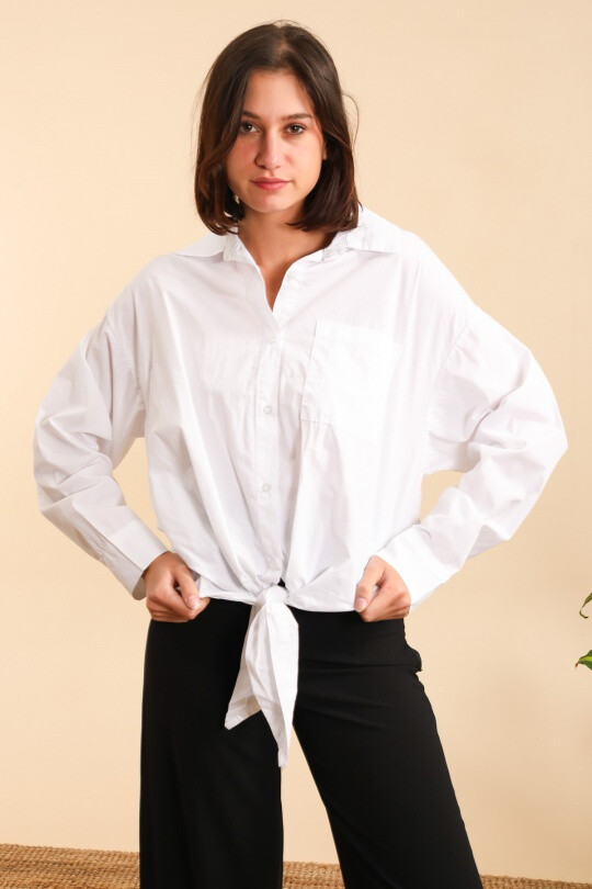 Mayorista NAÏS - Camisa corta y elástica en la cintura