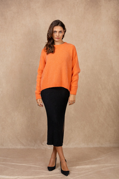 Grossiste NAÏS - Pull col rond manches longues en alpaga superfine Grossiste NAÏS - Pull col rond manches longues en alpaga superfine