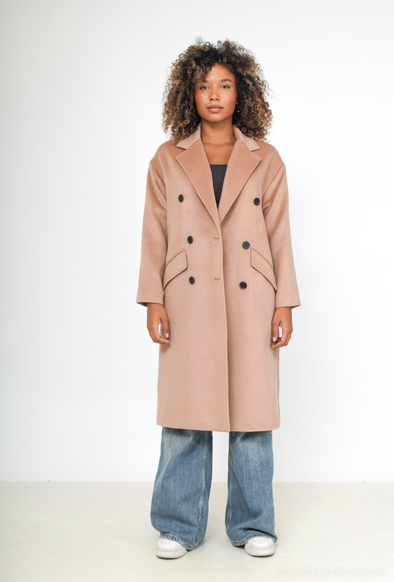 Großhändler Nana Love - Langer Oversize-Mantel