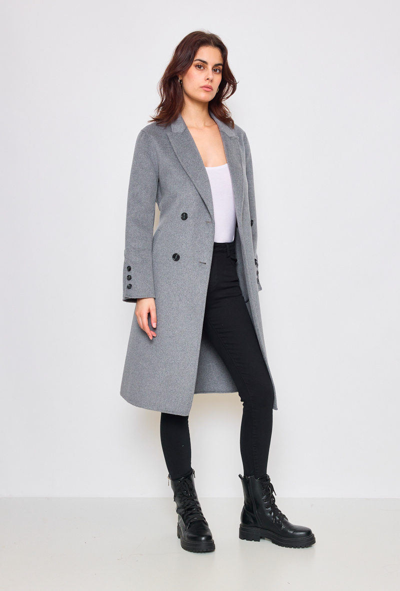Grossista Nana Love - Cappotto di lana con cintura