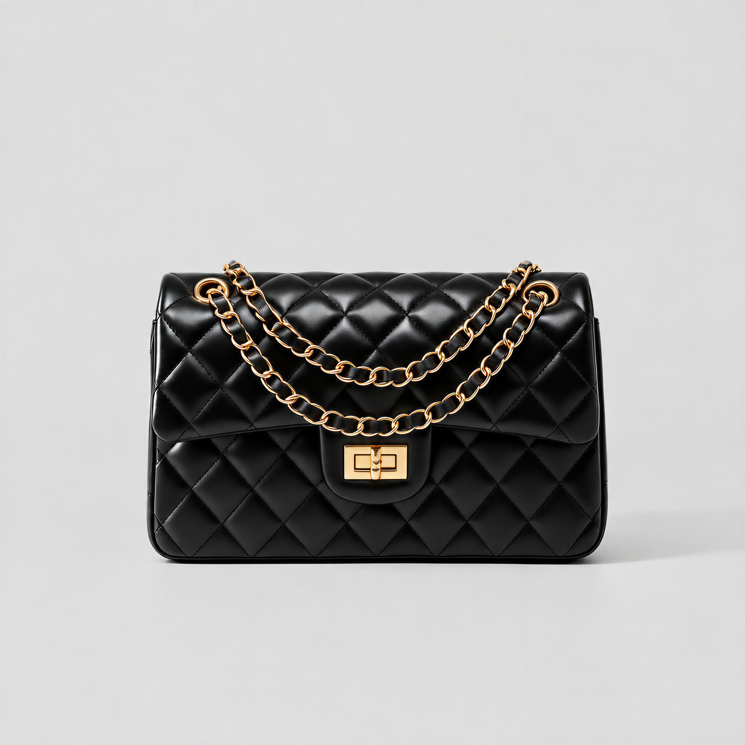 Grossiste NANABAGS - Sac bandoulière en cuir véritable matelassé avec chaîne