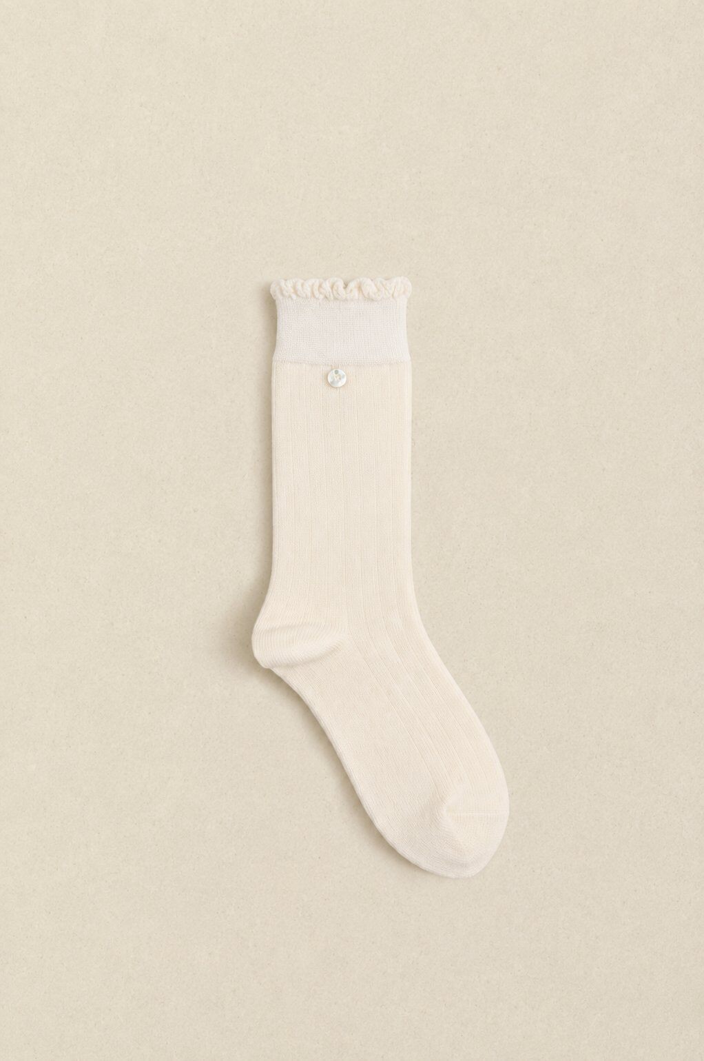 Großhändler NATHAEL - Perlengerippte Wollsocken
