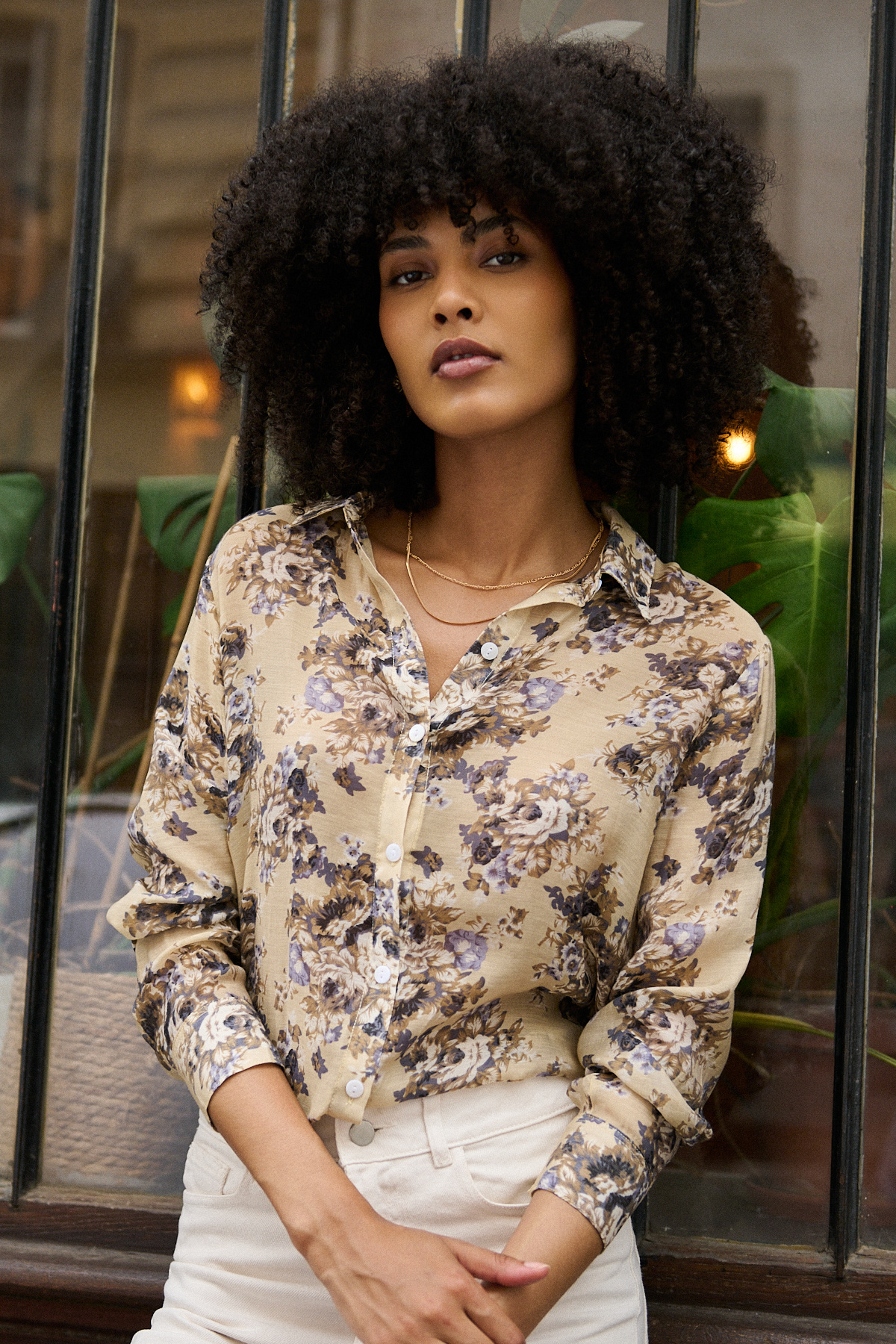Grossiste NATHAEL - Chemise Viscose Imprimé Floral
