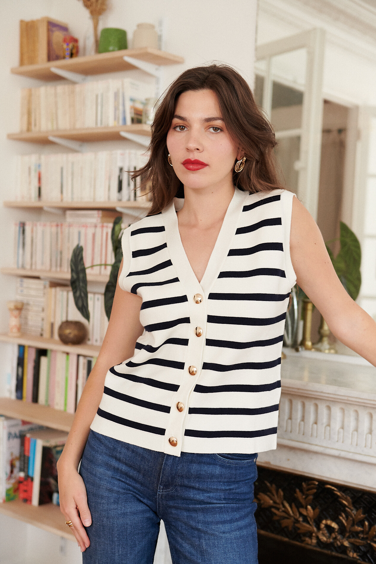 Grossiste NATHAEL - Gilet sans manches en laine